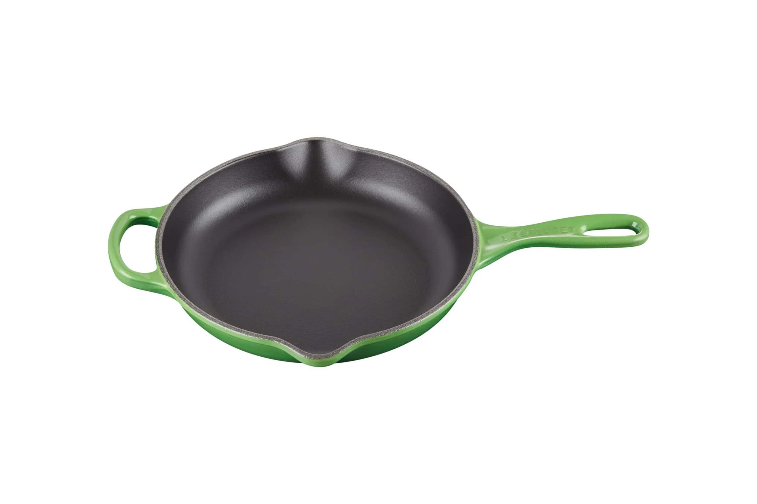 Le Creuset Signature 20182234080422 żeliwna patelnia do smażenia i serwowania, okrągła, Ø 23 cm, nadaje się do wszystkich rodzajów kuchenek łącznie z indukcyjnymi, 1,93 kg, Bamboo