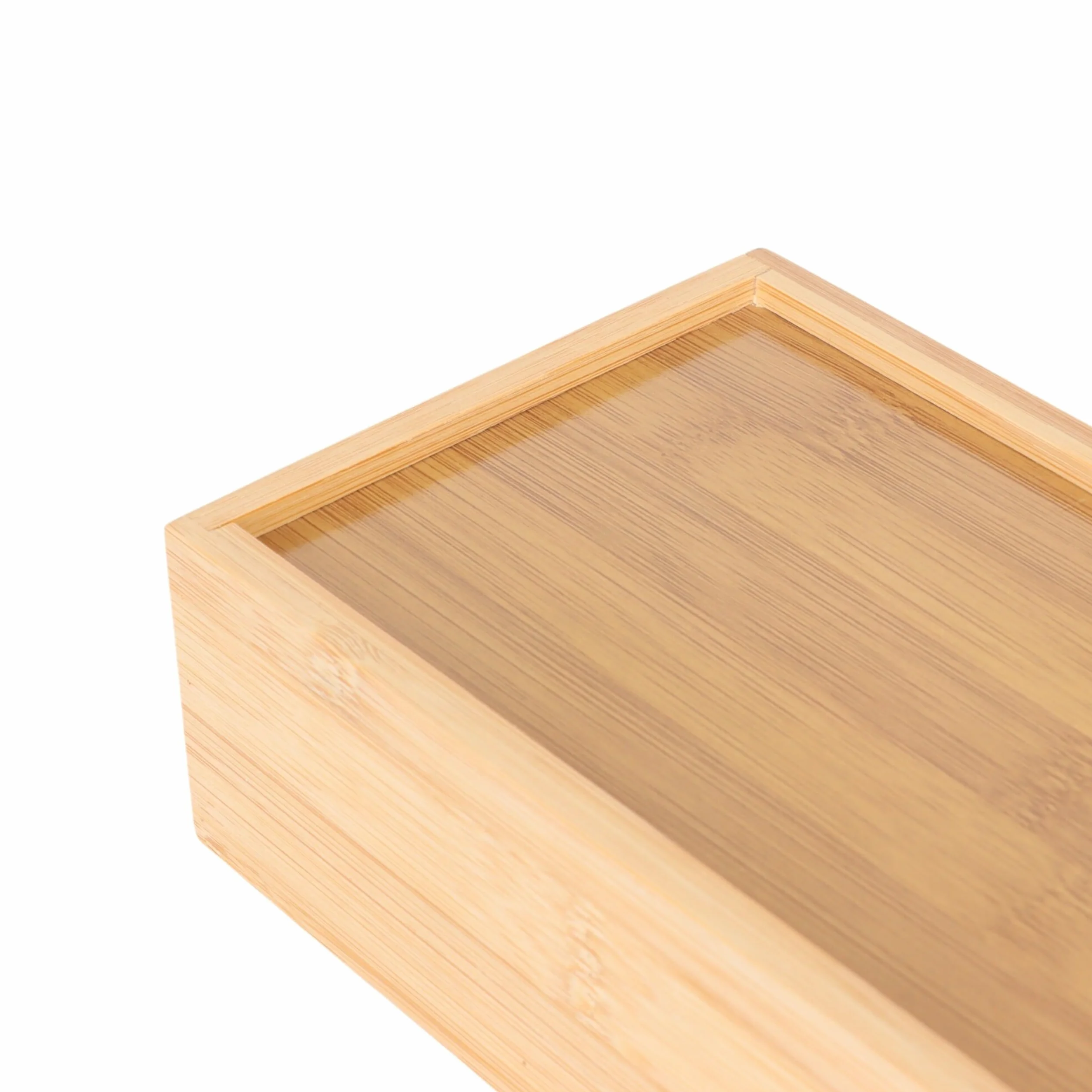 Relaxdays Organizer na sztućce 5 przegródek wkład bambusowy 40x12x6 cm