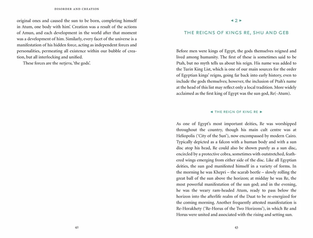 The Egyptian Myths A Guide to the Ancient Gods and Legends /anglais: 1