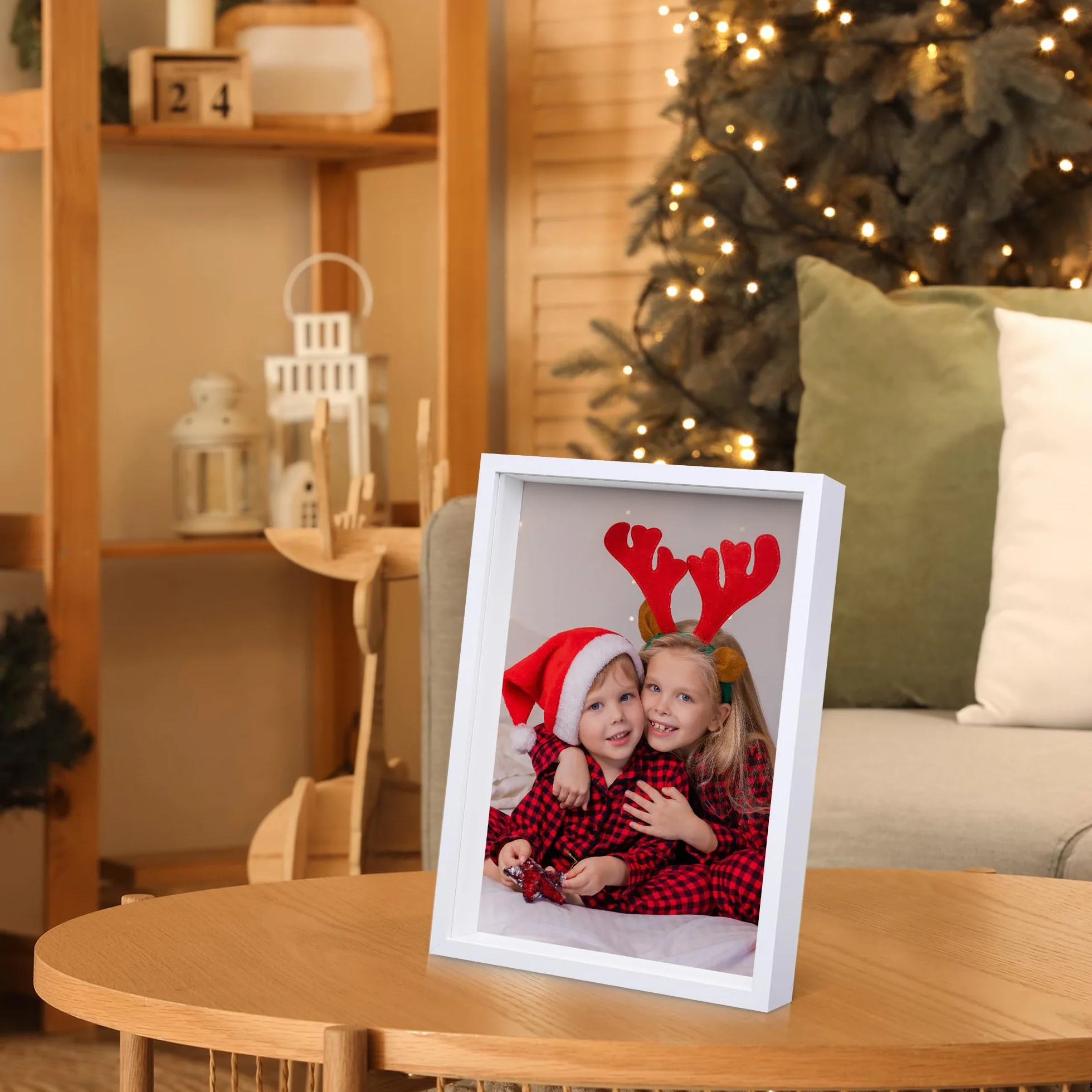 Ramka fotograficzna Kssvzz 3D do wypełniania, A4 z przezroczystą ramką płyty akrylowej, głęboko dla kwiatów Zdjęcia Pamiątki DIY sztuki