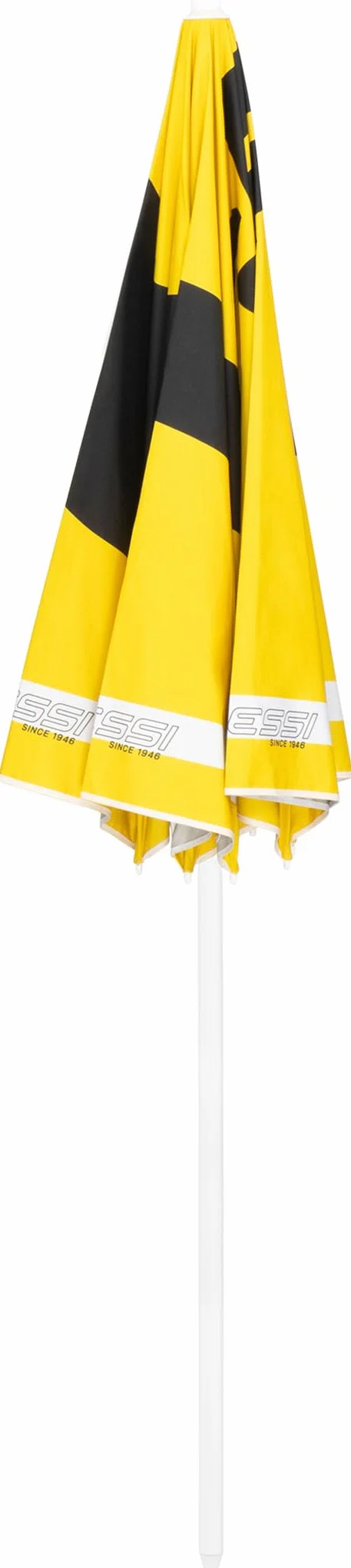 CRESSI Sunshell Umbrella Yellow/Black/White - Lightweight and Portable Outdoor Parasol, for Protection from the Sun and Bad Weather, Ø 200cm, Unisex