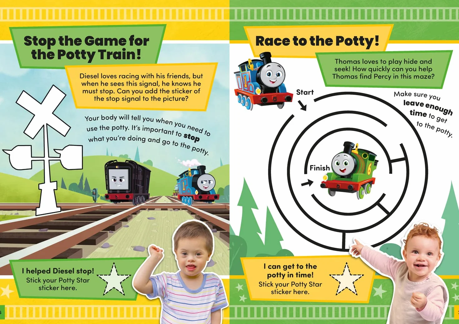 Thomas & Friends: Potty Star! Sticker Activity: NEW for 2023 The Perfect Illustrated Character Guide for Potty Training your Toddler