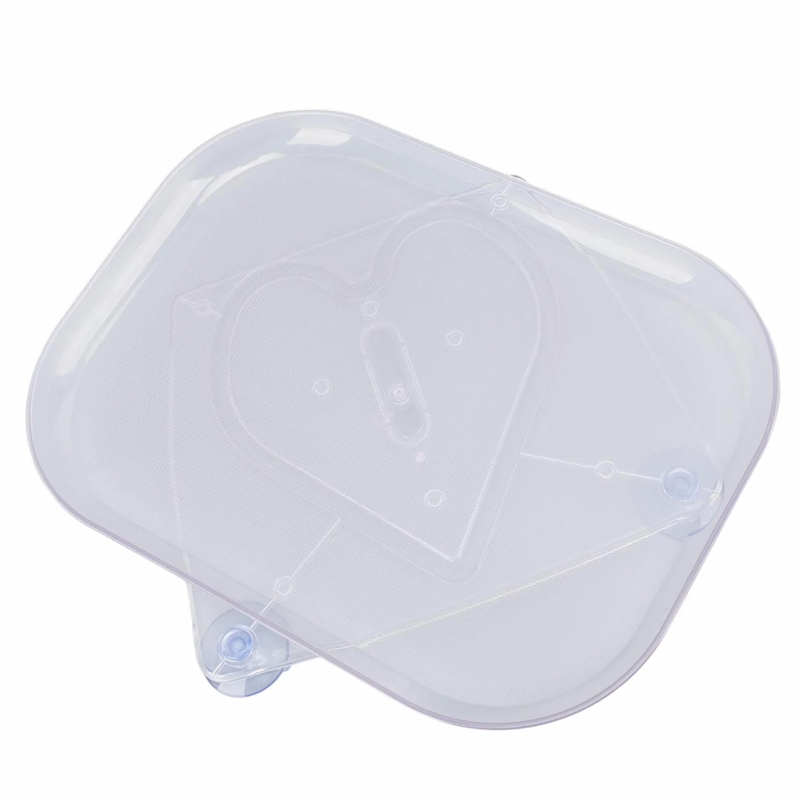 Organizer na lodówkę Obracany 360° Akrylowy Przezroczysty Lazy Susan z Przyssawkami