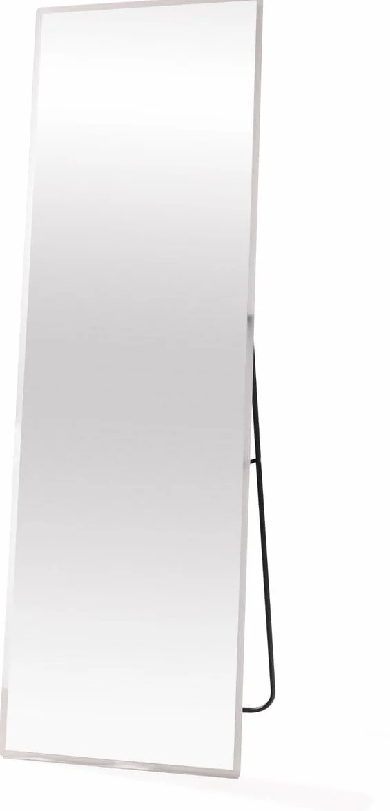 SensaHome Lustro stojące z LED – Bezramowe – Regulowane światło – Lustro do makijażu – 50x160 cm