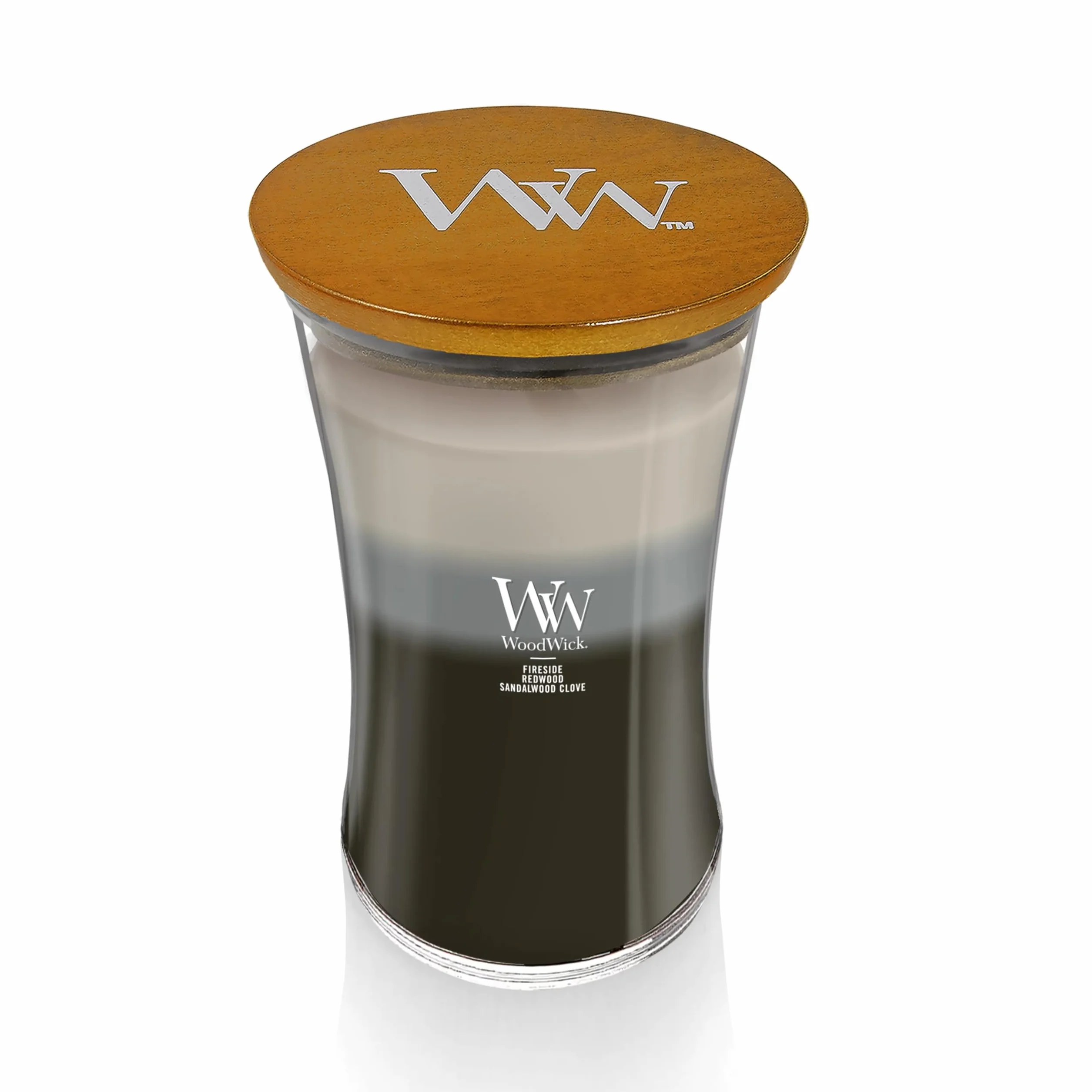 Woodwick Świeca, Czarny/Szary, 610 g