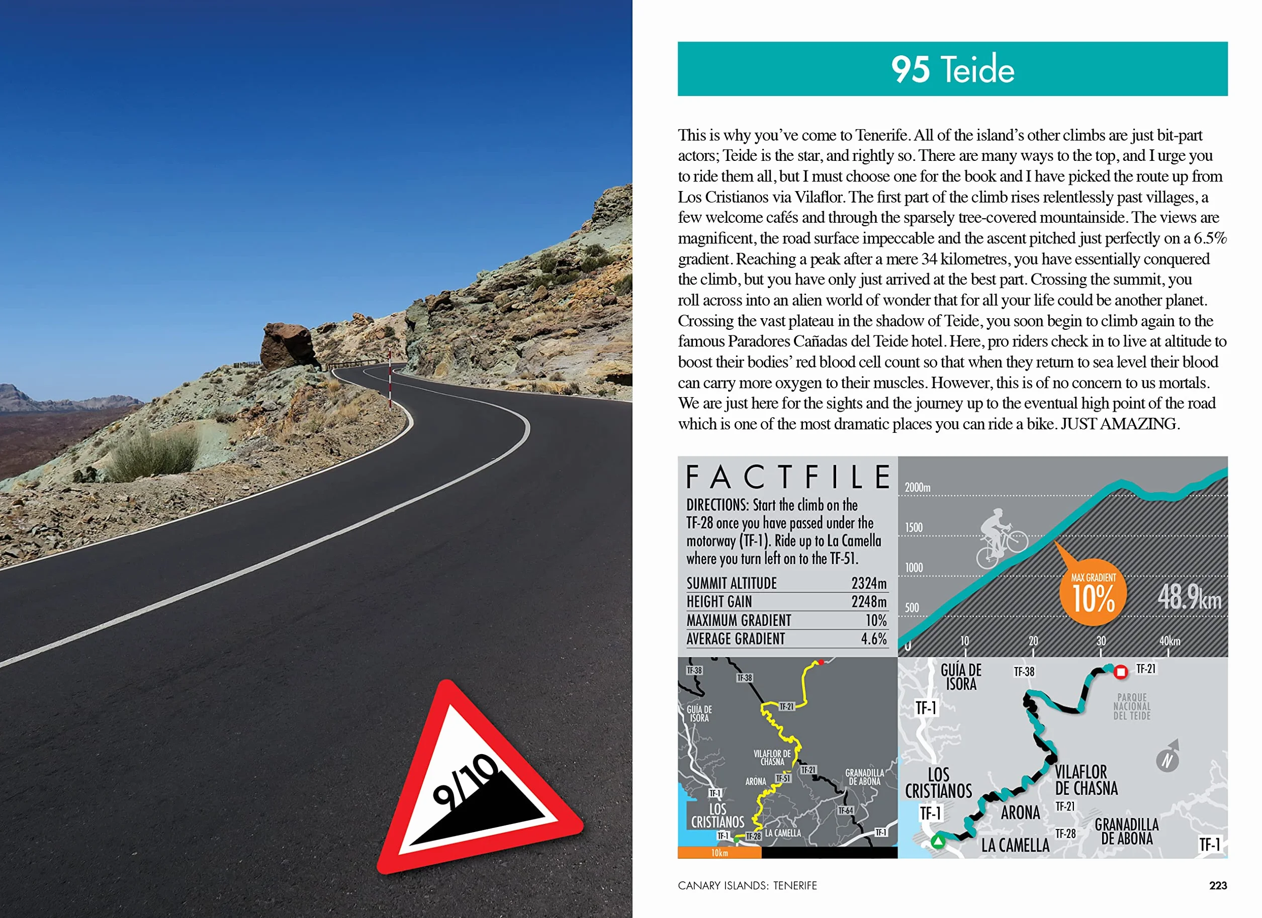 100 Greatest Cycling Climbs of Spain: A Guide to the Famous Cycling Mountains of Mainland Spain Plus Mallorca and the Canary Islands