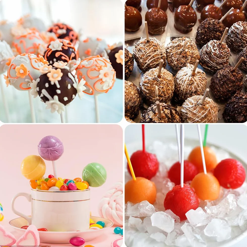 Forma Pop Cake, foremki na cukierki, 20 wgłębień silikonowa forma do wyskakujących patyczków, z 100 patyczkami do smoczka czekoladowego, narzędzia do pieczenia DIY, różowa