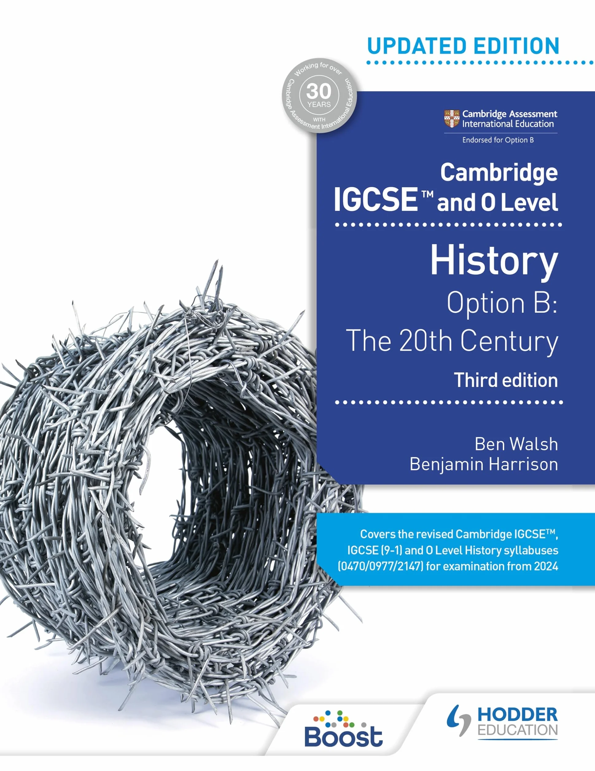 Cambridge IGCSE and O Level History 3rd Edition: Option B: The 20th Century: Hodder Education Group