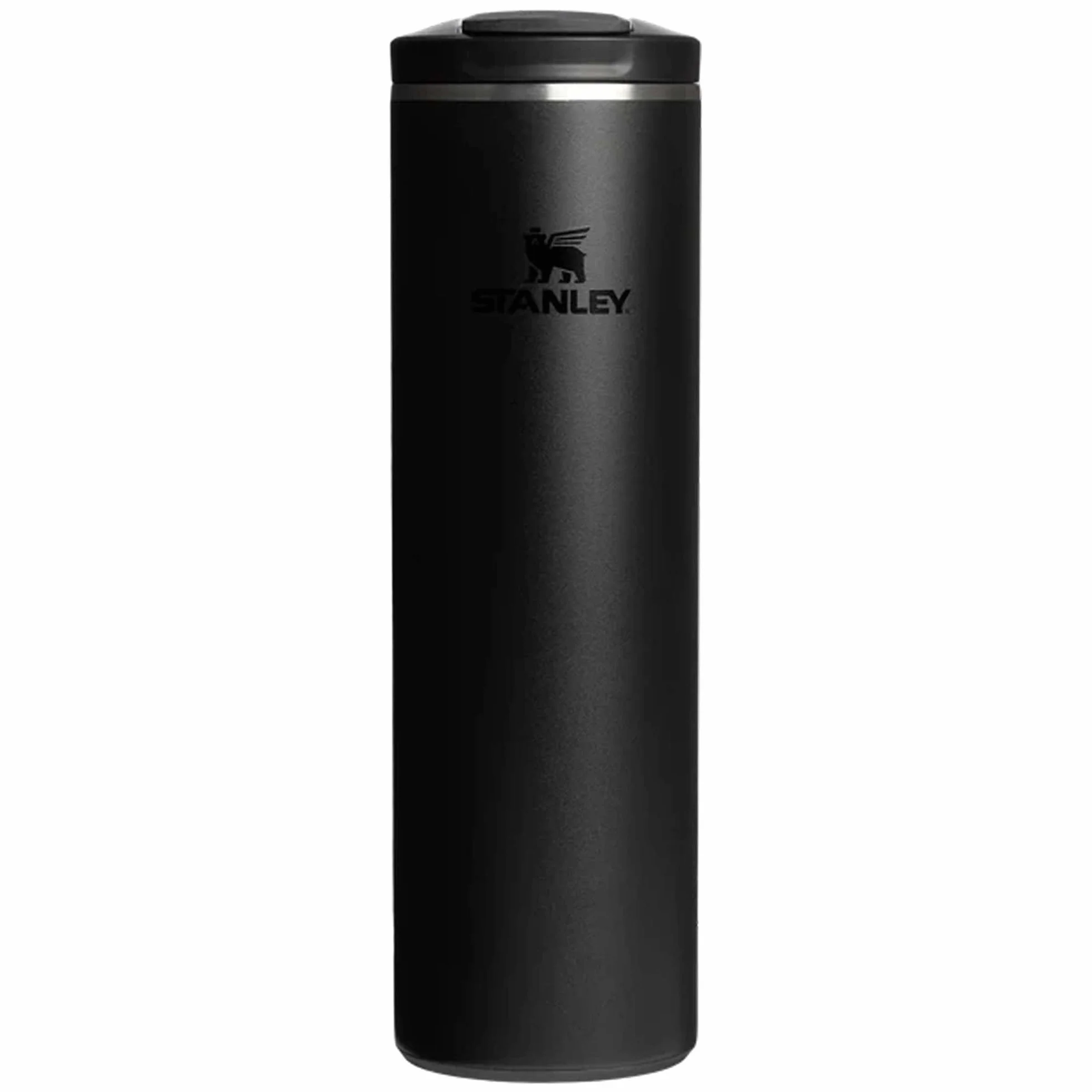 Stanley 1913 Transit Flip Top Mug 0.59L - 8 Godzin Gorący - 12 Godzin Zimny - Do Zmywarki - Szczelny - Do Uchwytu W Aucie - Izolowany Kubek Do Kawy - Black 2.0