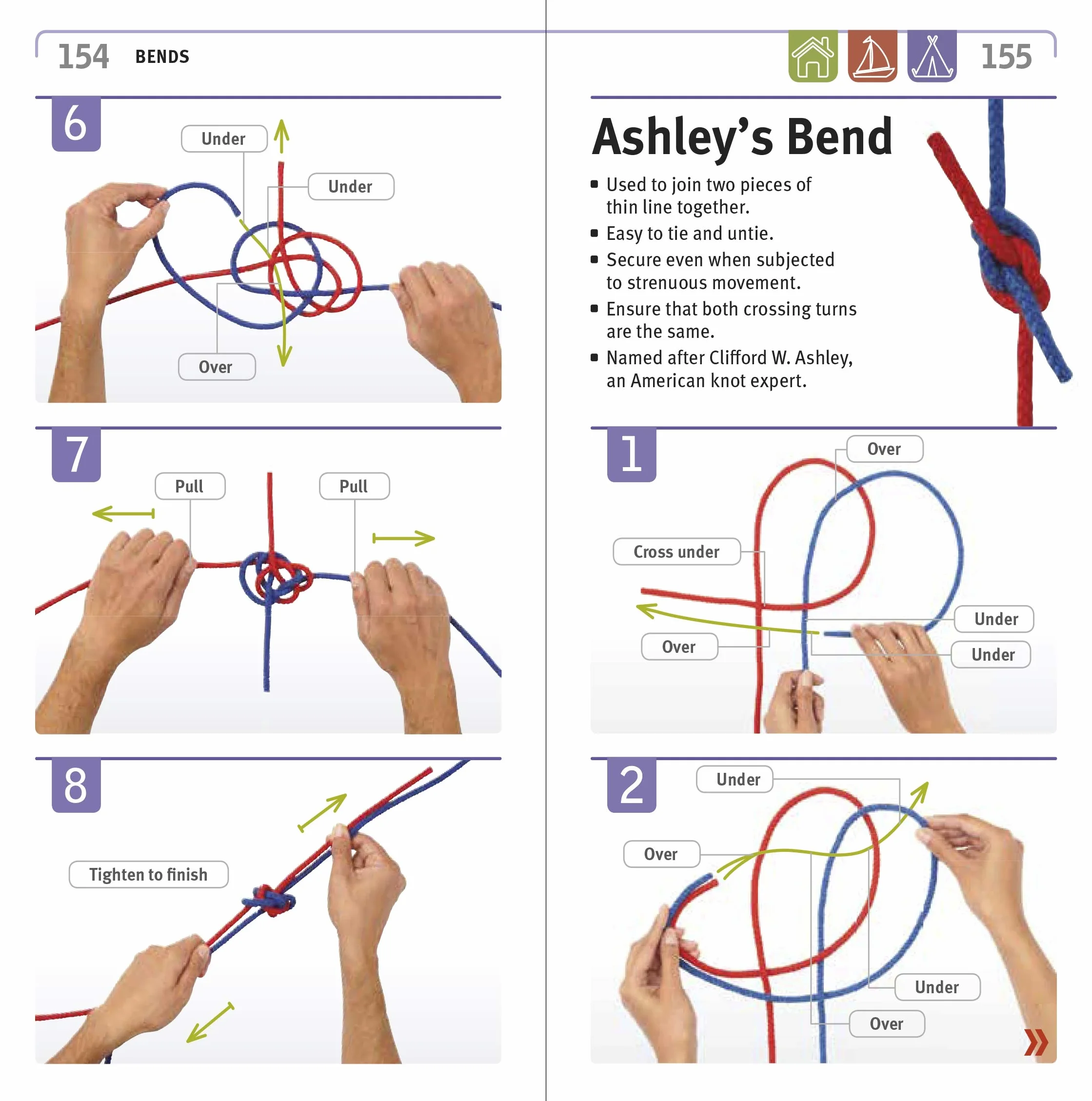 Knots Step by Step: A Practical Guide to Tying & Using Over 100 Knots