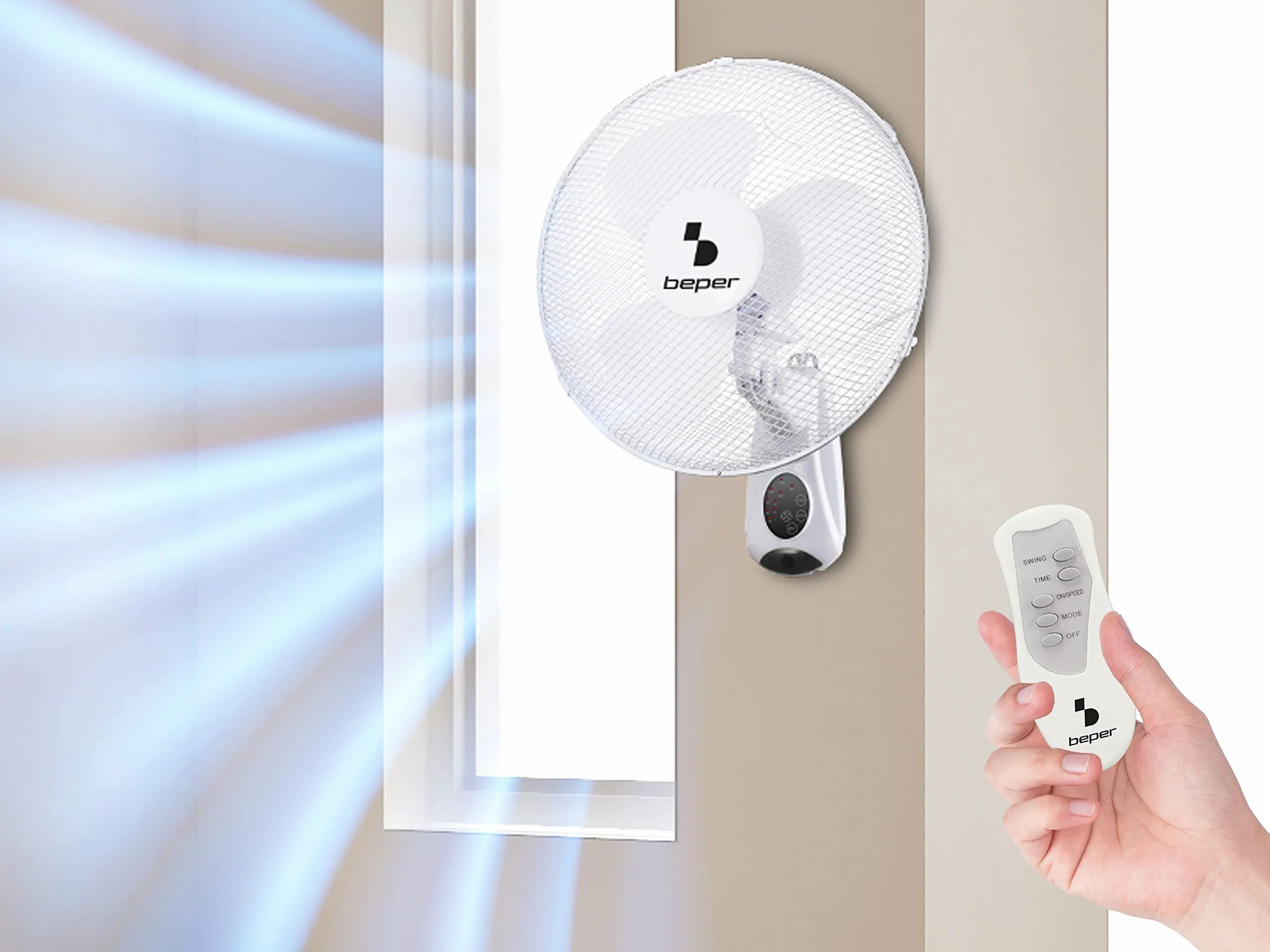 Beper P206Ven600 Wentylator Ścienny 40W 40V Biały
