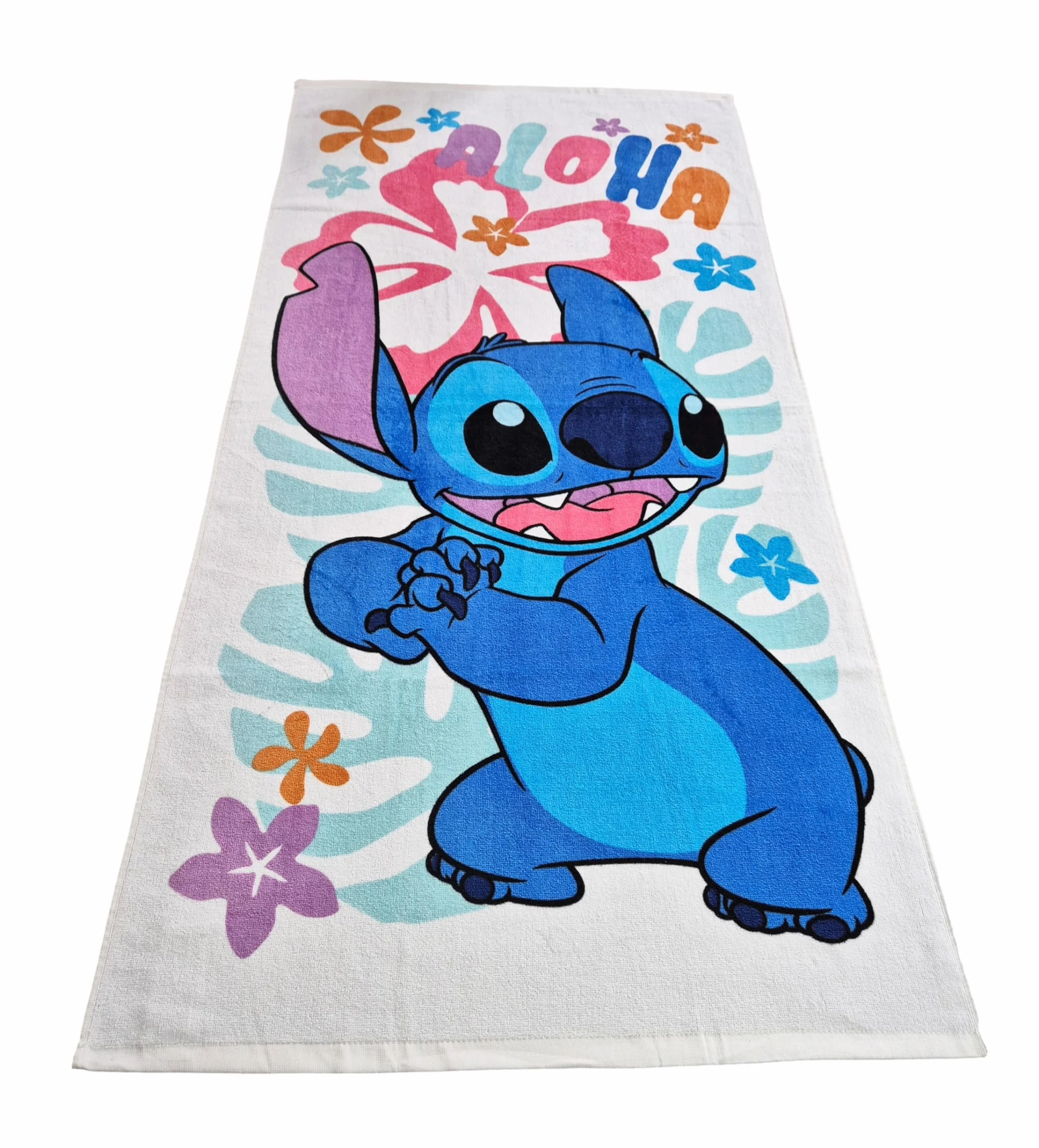 Jerry Fabrics Dziecięcy ręcznik kąpielowy, ręcznik plażowy, ręcznik kąpielowy dla dziewcząt i chłopców, 100% bawełna, 70 x 140 cm