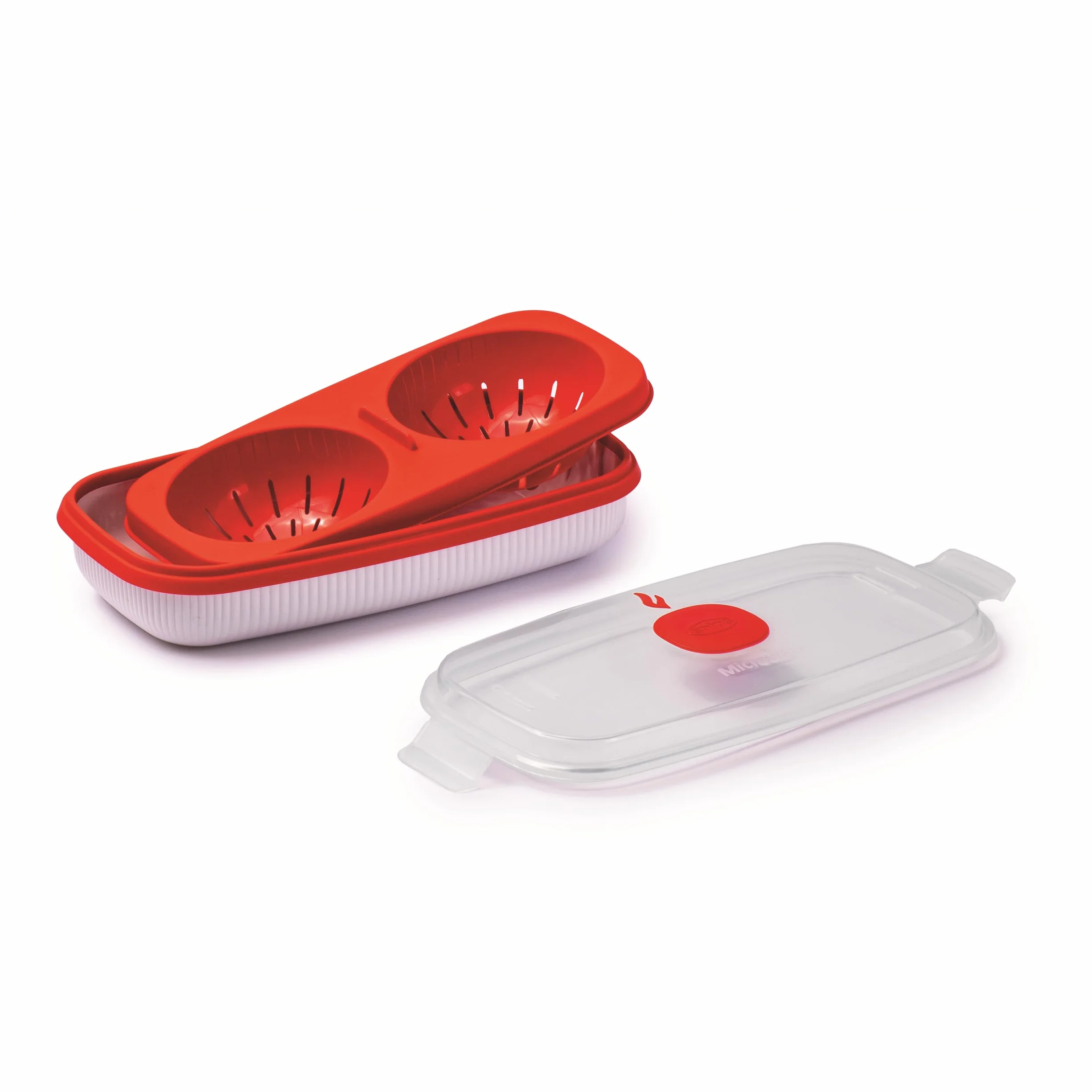Snips | Jajka, omlet i omlet do kuchenki mikrofalowej | 0,75 l | kolor biały | Linia Tempozero | 24 x 12,5 x 6 cm | BPA Free | Made in Italy