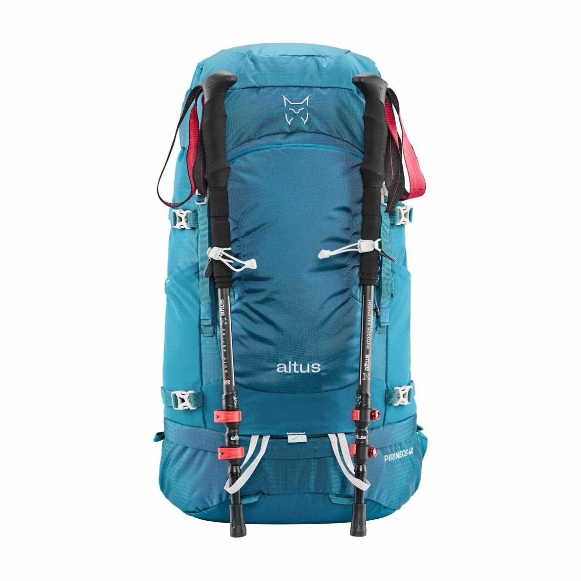 Mochila de travesia con espalda ventilada de 40 l. C: Azul Tinta T: U