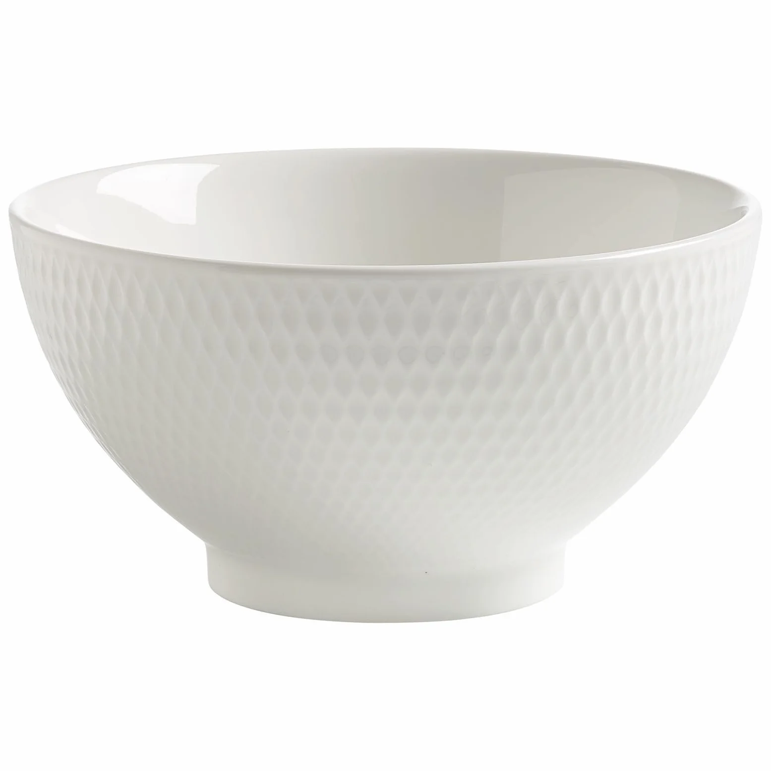 Maxwell & Williams Basics Diamonds miska na ryż biała 15 cm