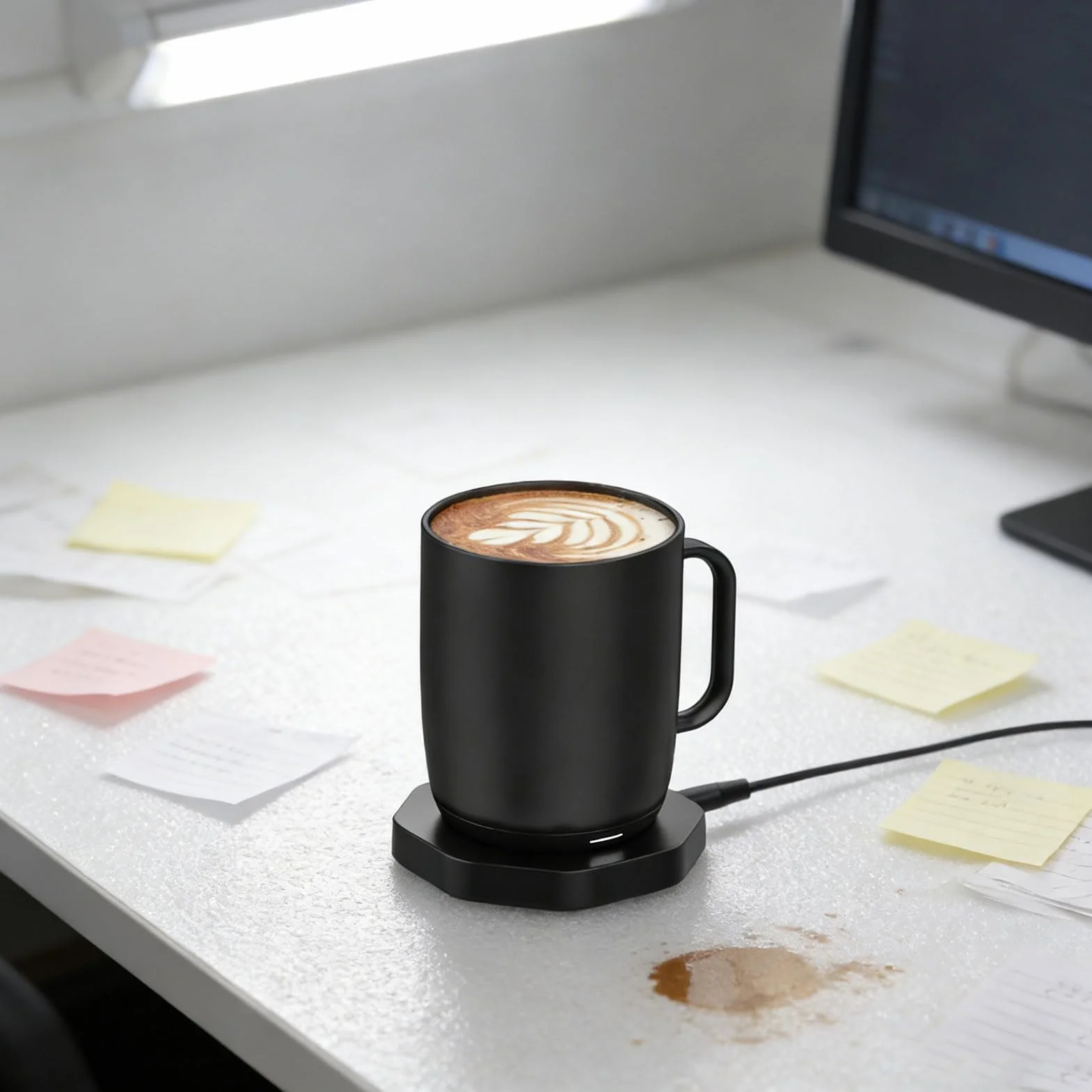 Podstawka ładująca do Ember Smart Mug 2 2+ z antypoślizgową silikonową podstawą