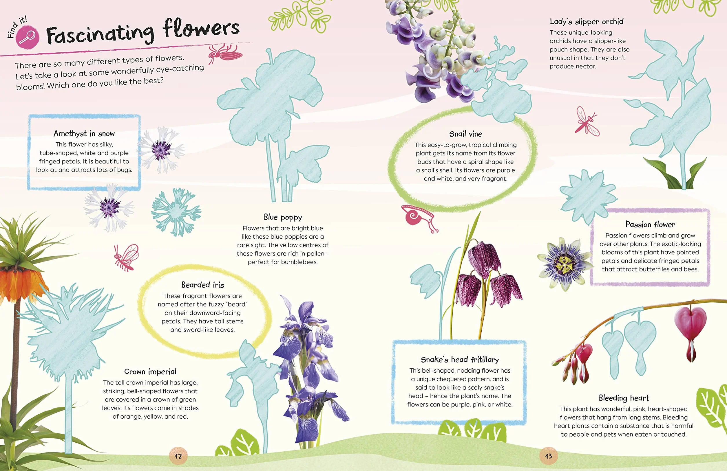 RHS Ultimate Sticker Book Garden Flowers: New Edition with More than 250 Stickers