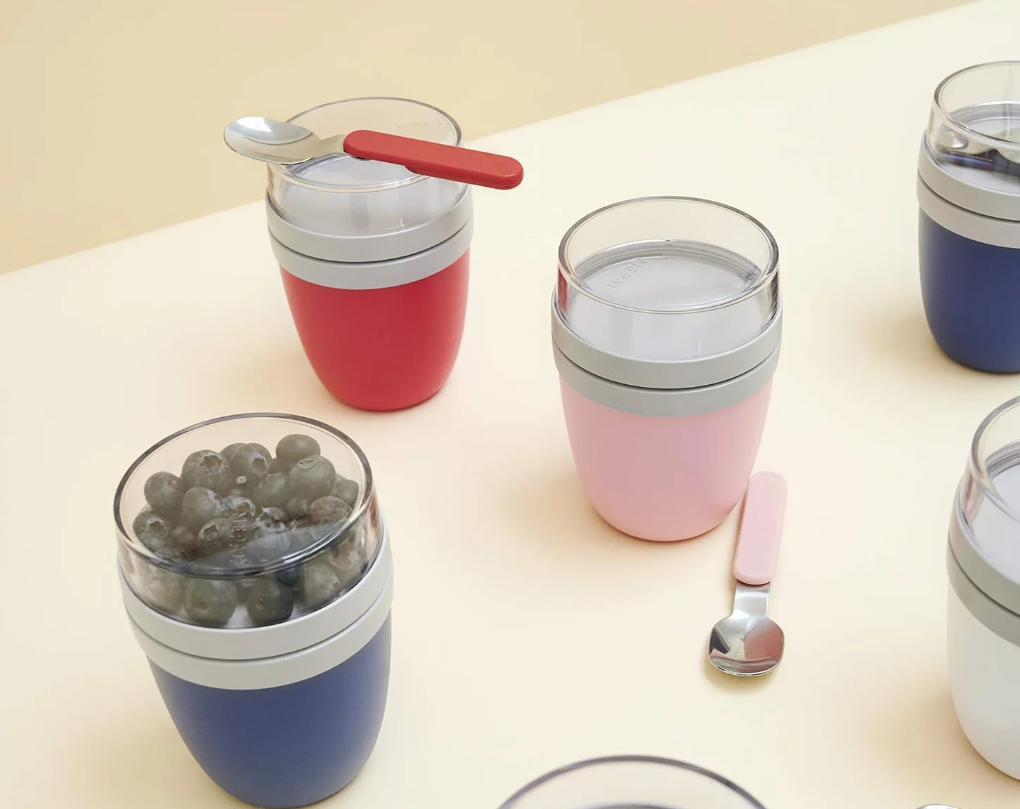 Mepal Składana Łyżka Ellipse Stal Nierdzewna Ciemnoniebieski Nordic Blue