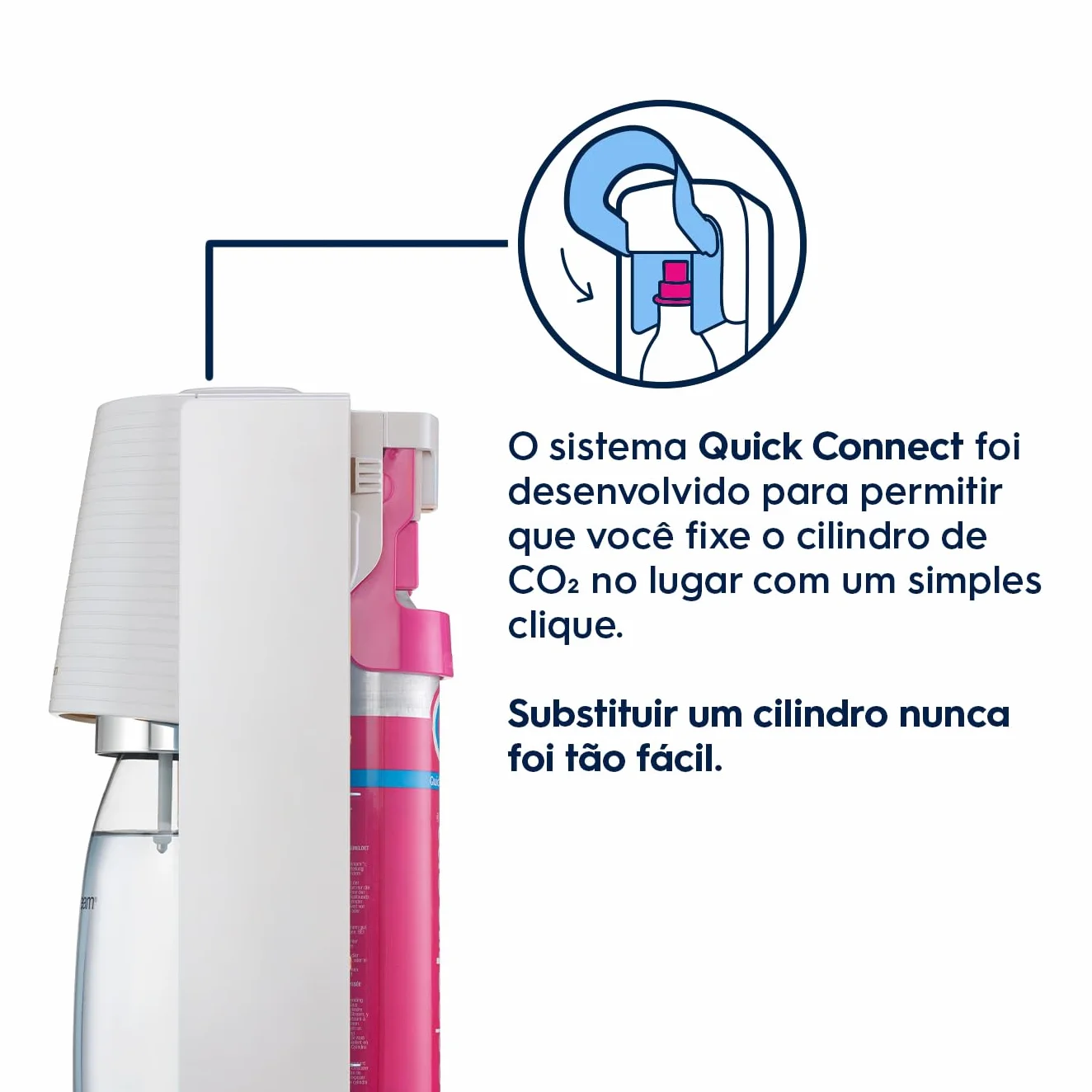 SodaStream Saurator Terra Biały