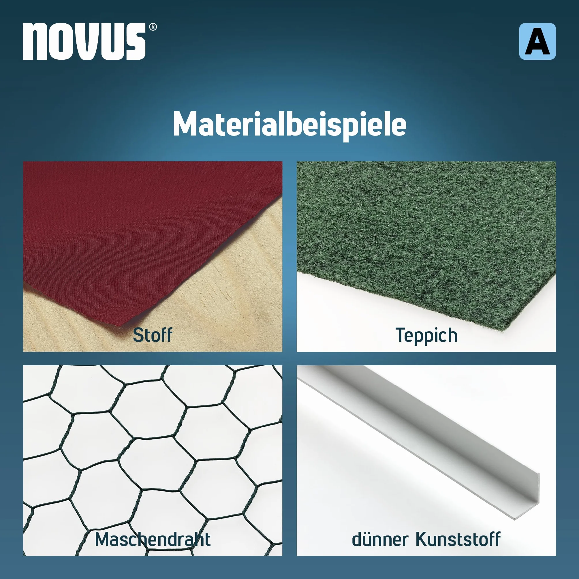 NOVUS TOOLS Zszywki z cienkiego drutu 6 mm, 800 zszywek typu 53/6, pudełko przesuwne, zszywacz do tkanin, tkanin i siatki drucianej