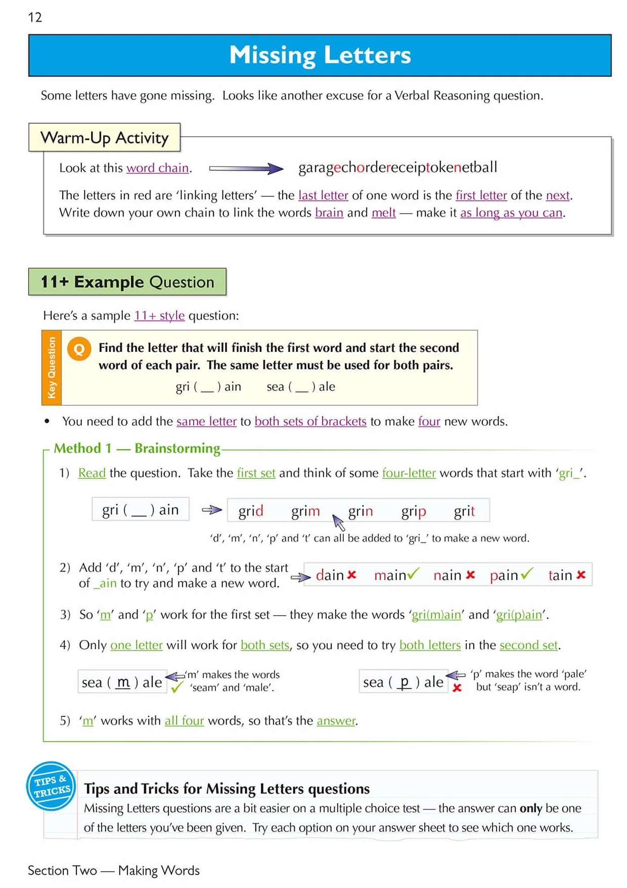 11+ GL Verbal Reasoning Study Book (with Parents’ Guide & Online Edition)