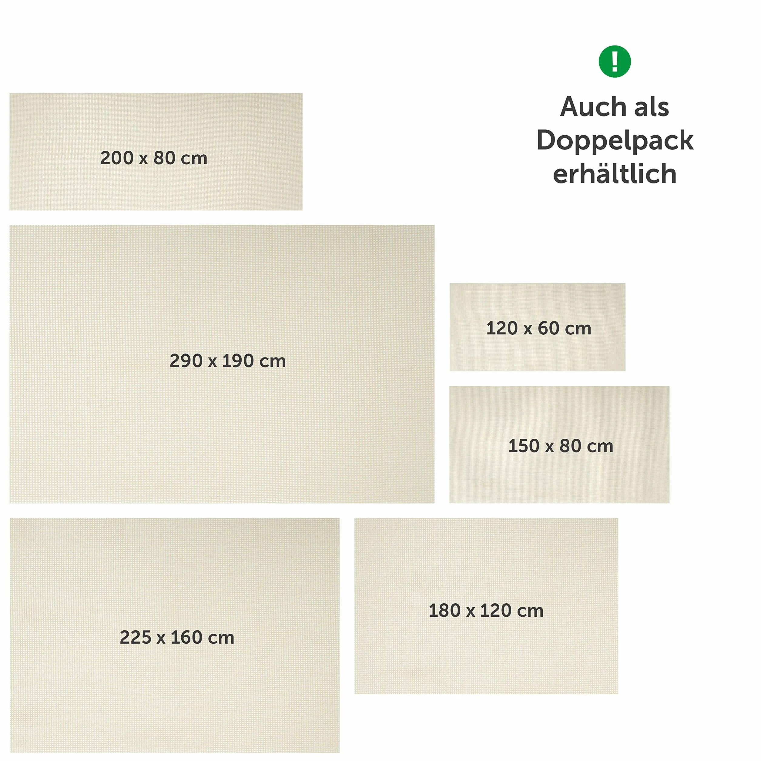 Blumtal Antypoślizgowa mata 80x150 cm - podkładka pod dywan z lateksu - przycinana mata antypoślizgowa do dywanów - mata do szuflad - antypoślizgowa podkładka pod dywan - antypoślizgowa mata 1 szt.