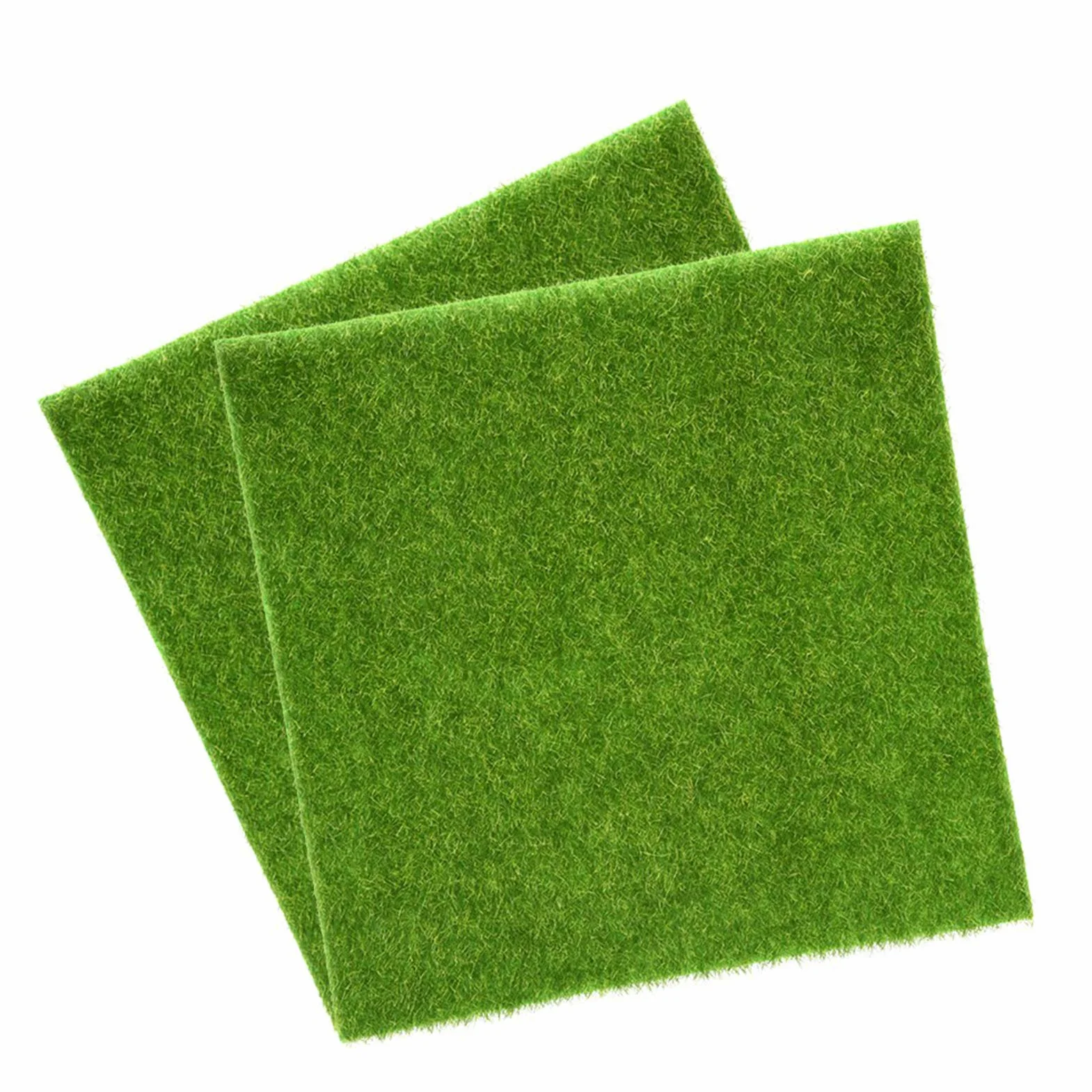 2 rozmiary syntetyczna sztuczna trawa mata zielona włóknina sztuczna trawa dywan trawnik ogród mikrokrajobraz ozdoba dekoracja domu dywan dla zwierząt domowych (30 x 30 cm)