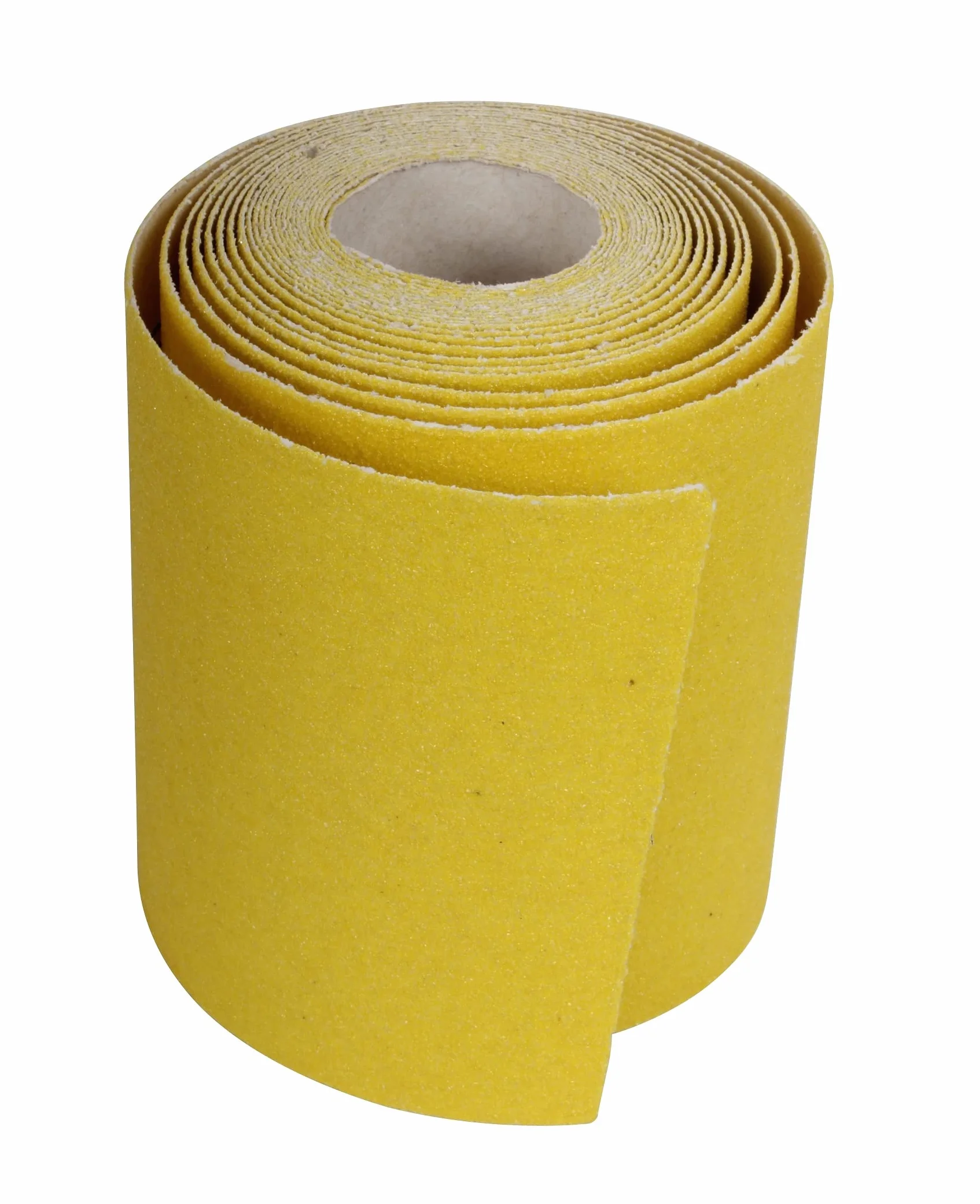 ProDec 5 m rolka papieru ściernego z żółtym tlenkiem glinu o ziarnistości 60 g do szlifowania drewna, farby, tynku, szpachli, metalu i innych materiałów, szerokość 115 mm