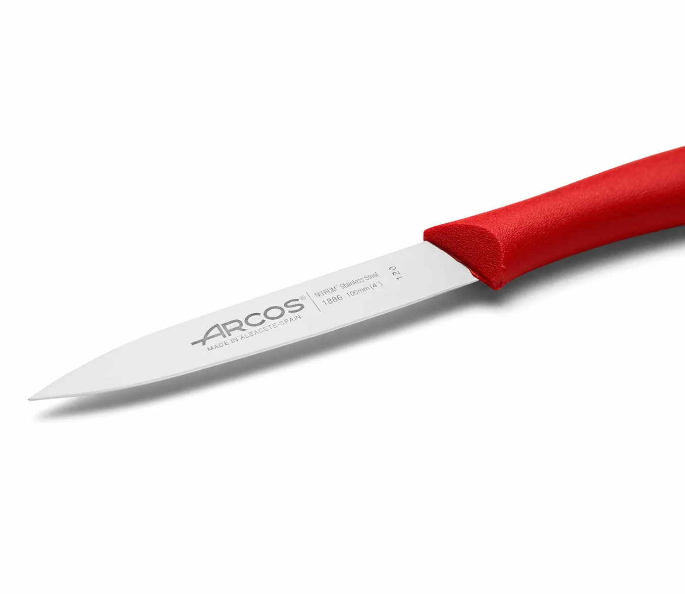 Arcos Nóż Kuchenny 10 cm Czerwony