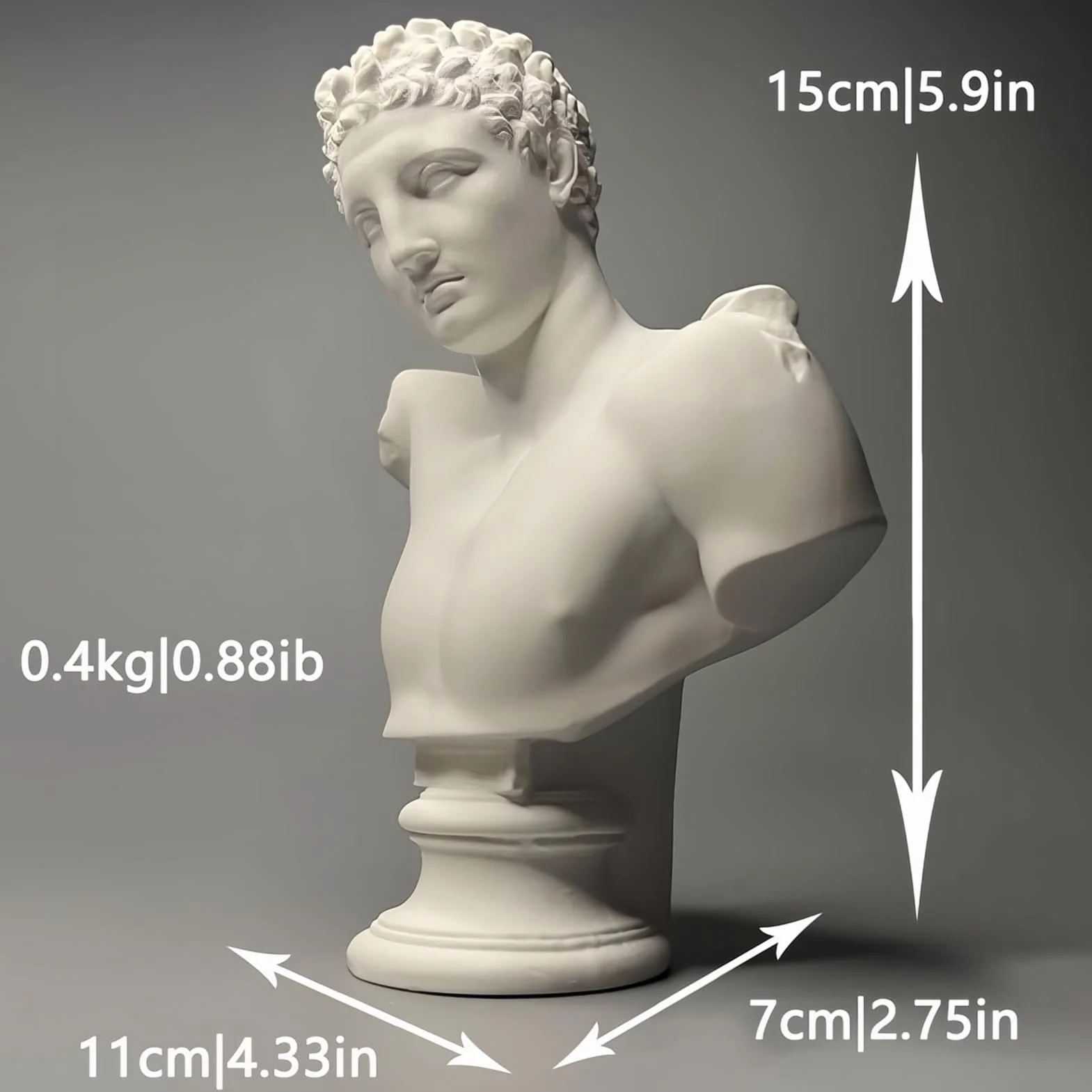 Popiersie statuetka grecka figurka, mitologia grecka, rzeźba, figurka, do domu, biura, dekoracje, gips, ozdoba, półka, dekoracja, szkic, praktyka, DIY, sztuka, prezent