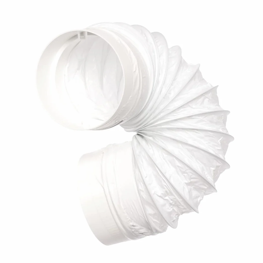 Elastyczne złącze kanałowe 100 mm / 4 cale - okrągłe kanały PVC - rura wentylacyjna, wąż, rura