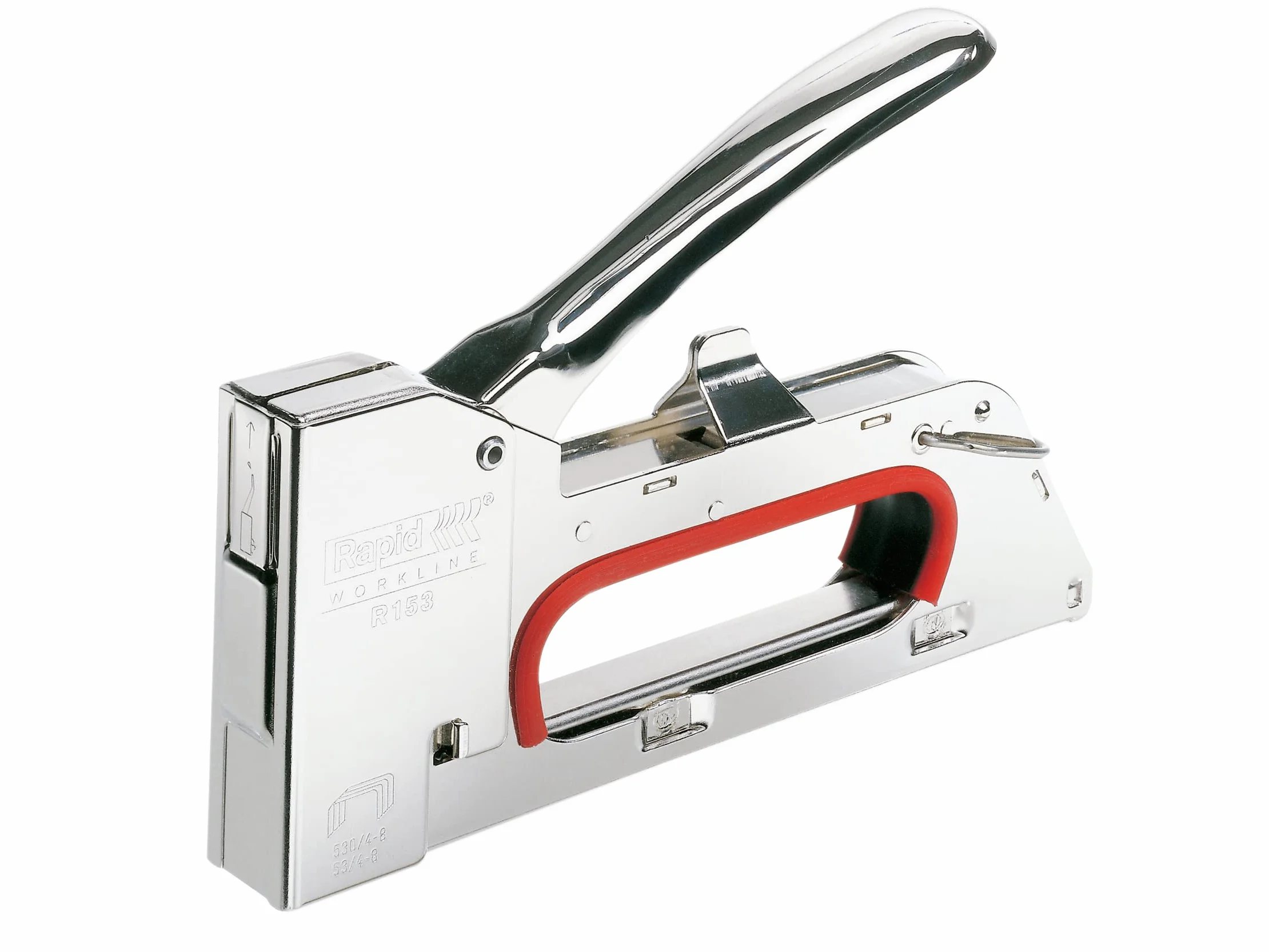 Rapid, Zszywacz Ręczny Rapid PRO R153 do Zszywek Nr 53, Ergonomiczny Uchwyt z Funkcją Blokady, Stalowa Konstrukcja, Płynny System Załadunku, Wyprodukowany w Szwecji (20511050)