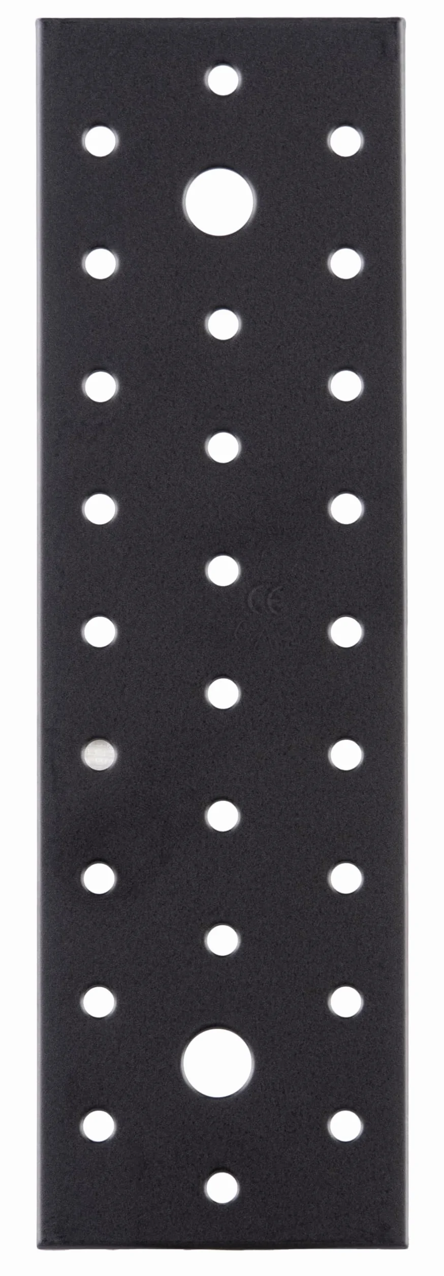 Alberts 329471 Płyta perforowana - czarna - powlekana tworzywem sztucznym - 200 x 60 x 2 mm