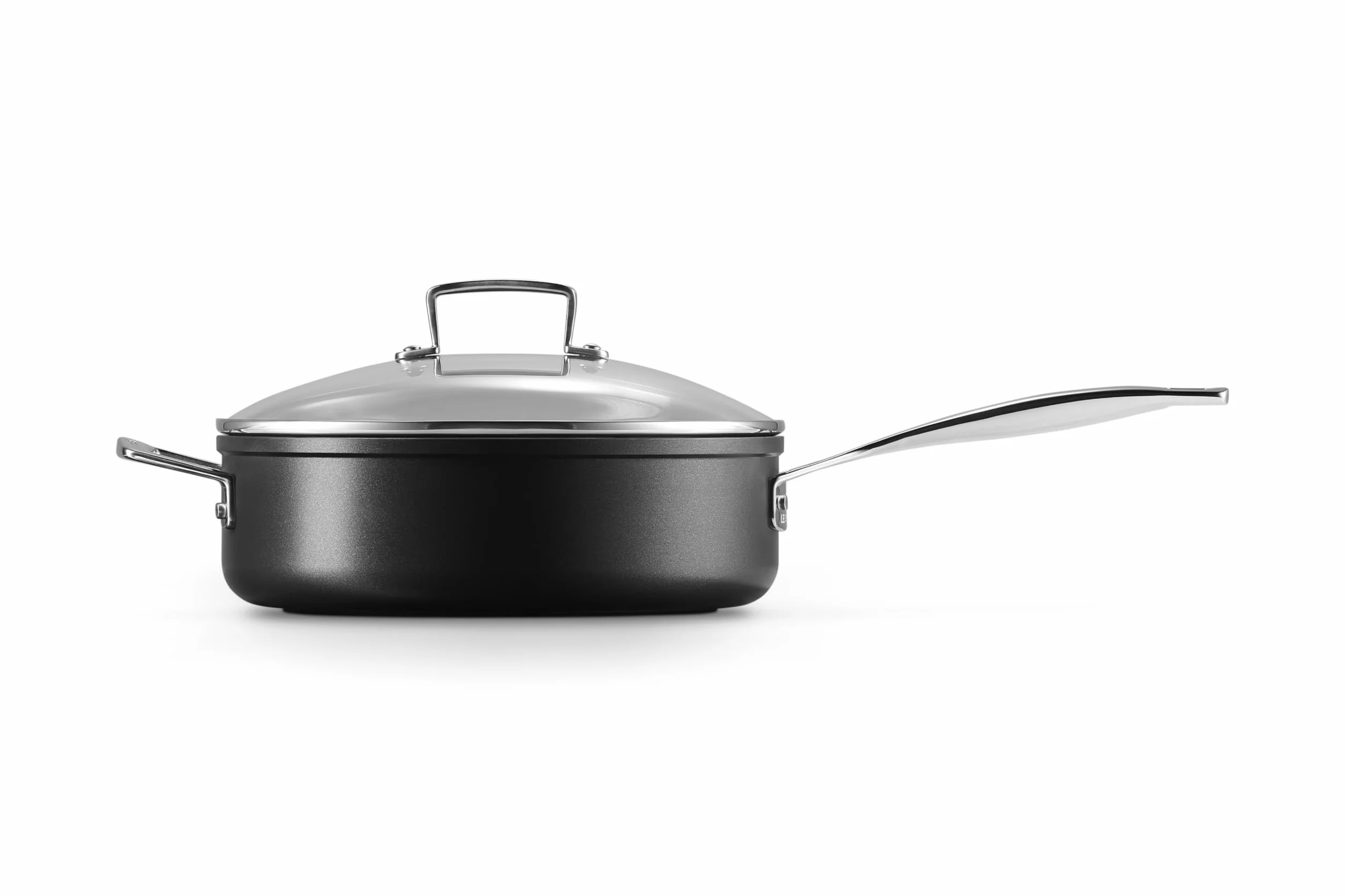 Le Creuset 51110260010302 TNS 26 x 7,8 cm patelnia do smażenia ze szklaną pokrywką, aluminium