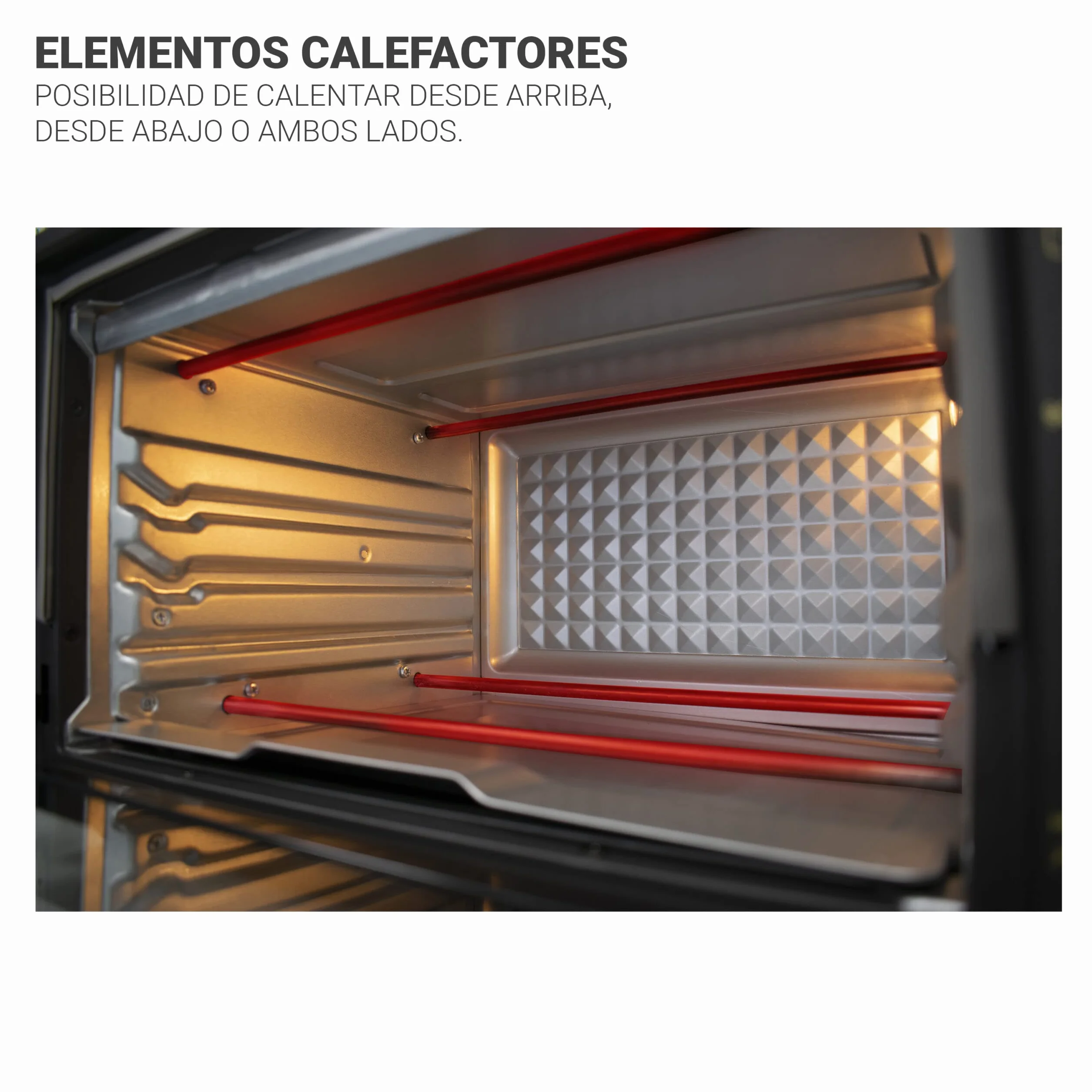 TM Electron EASYBAKE TMPHO020REB minipiekarnik retro z funkcją frytownicy bez oleju, 20 litrów, regulowana temperatura 80 ° C do 250 ° C, 5 funkcji, zawiera 4 akcesoria.