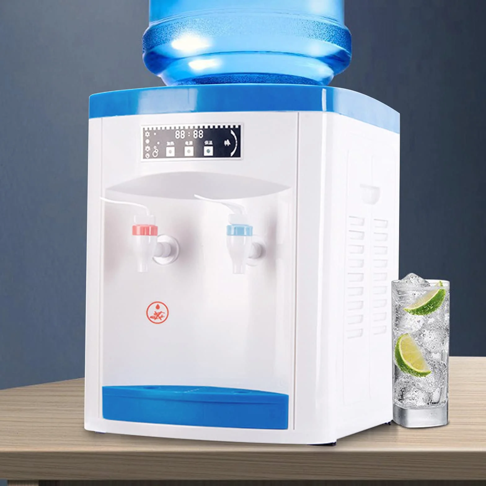 550 W dystrybutor ciepłej i zimnej wody, natychmiastowy dozownik wody do ciepłej i schłodzonej wody, 4,5-18,9 l, szybkie nagrzewanie, łatwy do czyszczenia, nadaje się do użytku w biurze domu