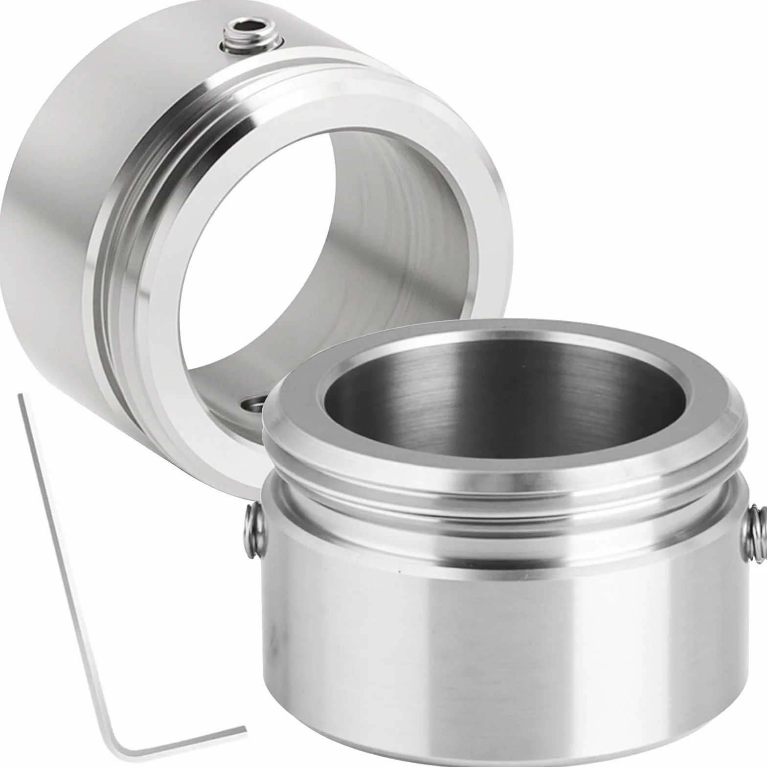 2 szt. adapter termostatu grzejnika ze stali nierdzewnej 304, M30 x 1,5, adapter zaworu grzewczego do zaworów RA/RAV/RAVL, akcesoria do grzejników z kluczem sześciokątnym, do zaworów grzejnikowych