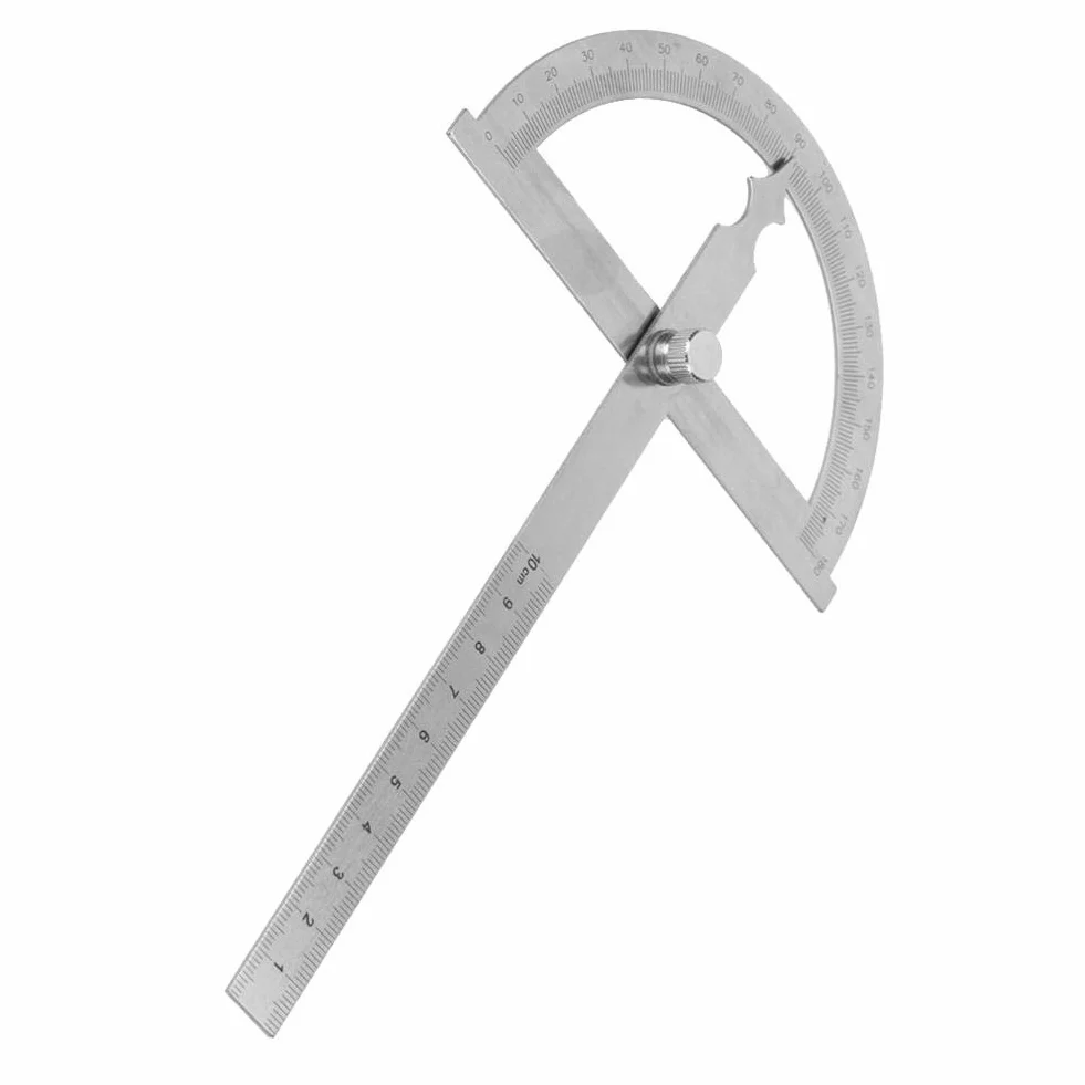 Edelstahl Winkelmesser, 0-180 Grad 15 cm Digital Neigungsmesser Winkelmesser Goniometer Winkelsucher Messgerät Lineal(120 * 150mm)