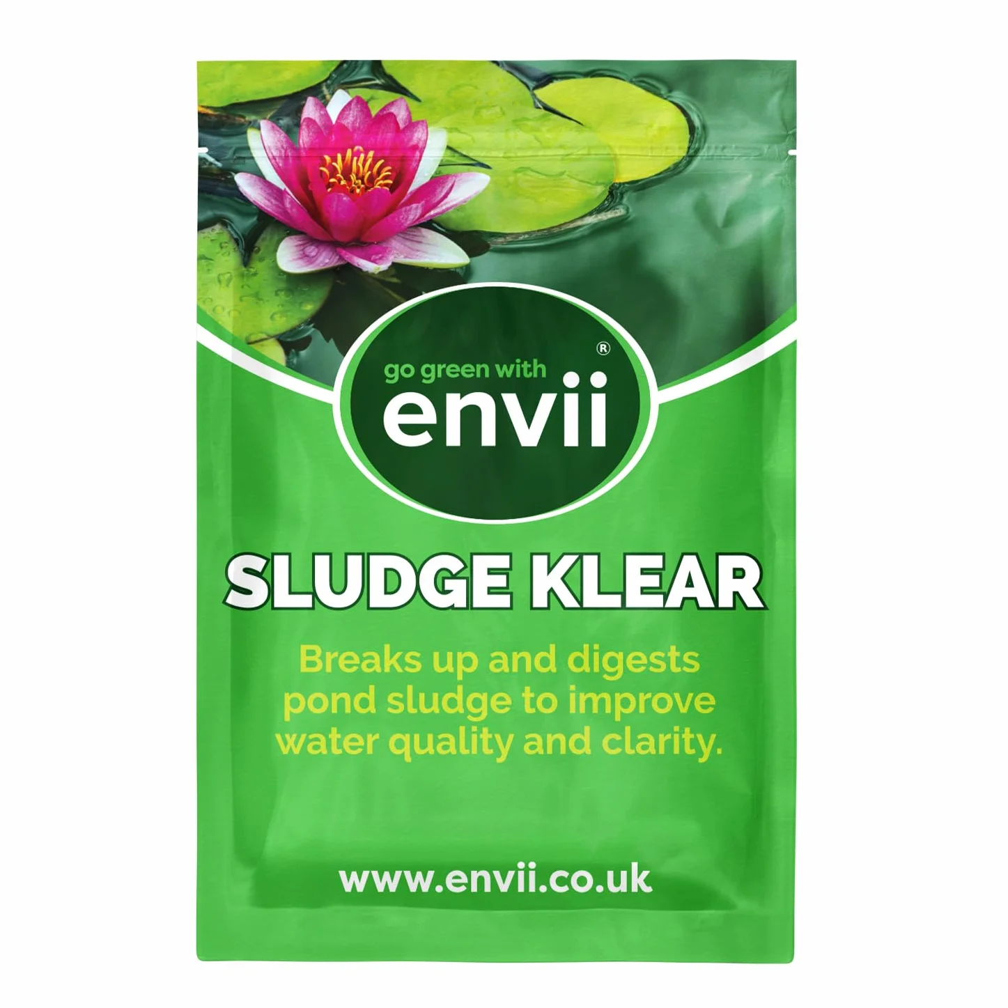 envii Sludge Klear - Tabletki do czyszczenia i usuwania osadu ze stawu - Leczenie kontroli osadu działa do 4°C (6 tabletek)