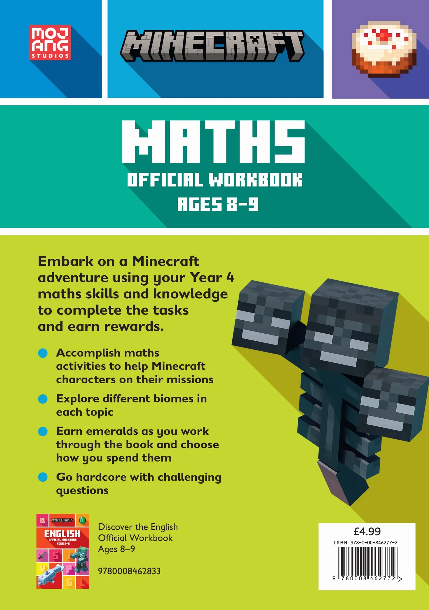 Minecraft Maths Ages 8-9: Official Workbook