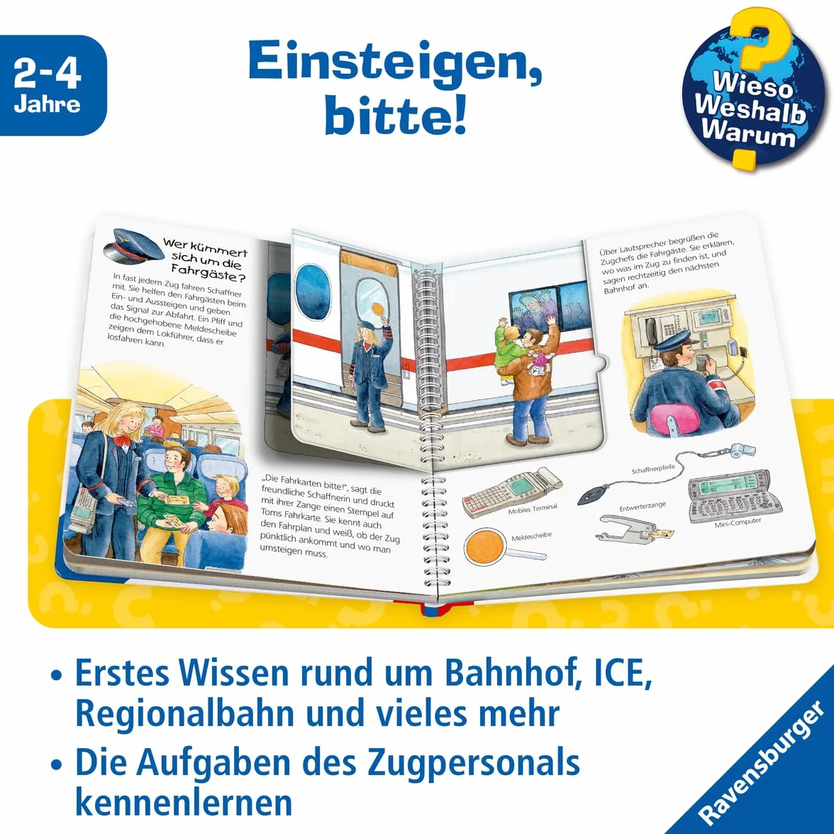 Wieso? Weshalb? Warum? junior, Band 9: Die Eisenbahn