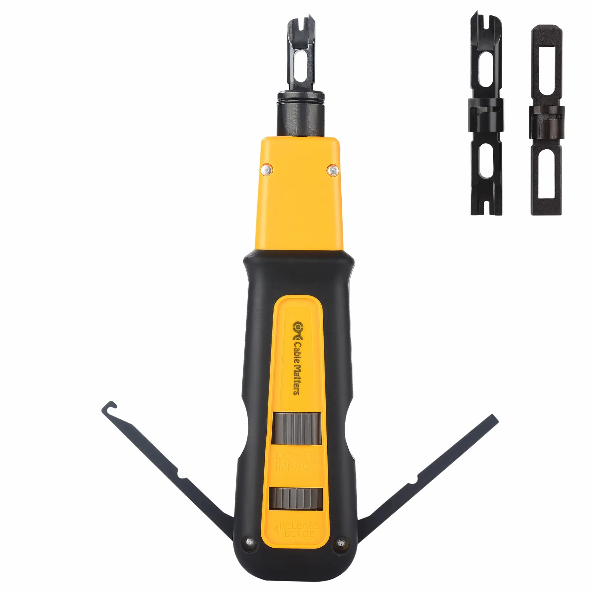 Cable Matters Narzędzie do dziurkowania z ostrzem 110 i 66, RJ45 Ethernet, narzędzie do dziurkowania Keystone do Cat 8, Cat 7, Cat 6A, Cat 6, Cat 5e, Cat 5 Network