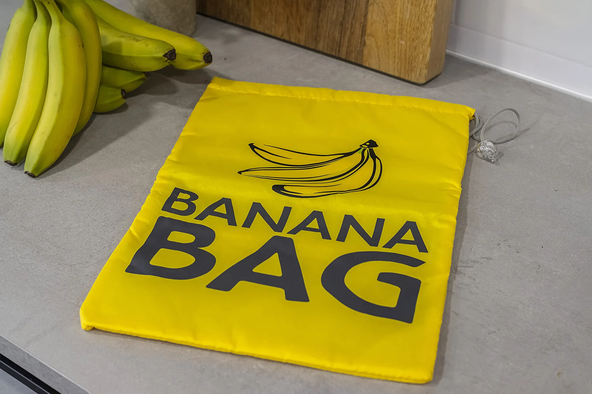 KitchenCraft Torba do Przechowywania Bananów Stay-Fresh 38 × 28 cm Żółty
