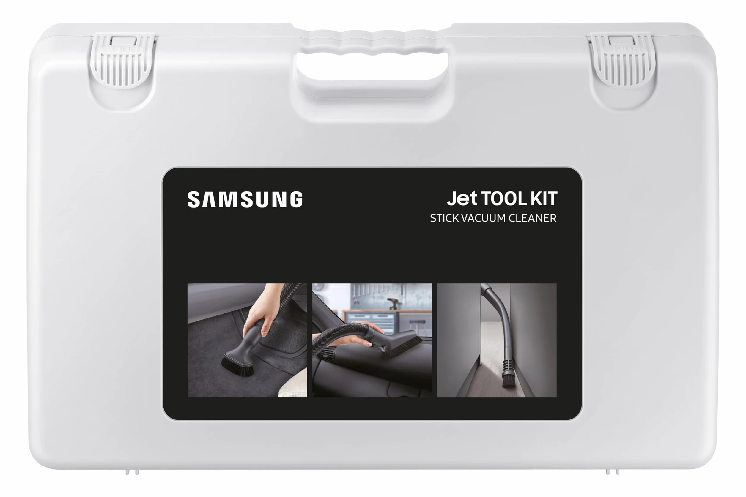 Samsung VCA-SAK95K/GL zestaw akcesoriów do odkurzacza akumulatorowego, szczotka do kurzu, bardzo miękka, szczotka do kurzu, bardzo twarda, teleskopowy wąż przedłużający, elastyczna teleskopowa ssawka
