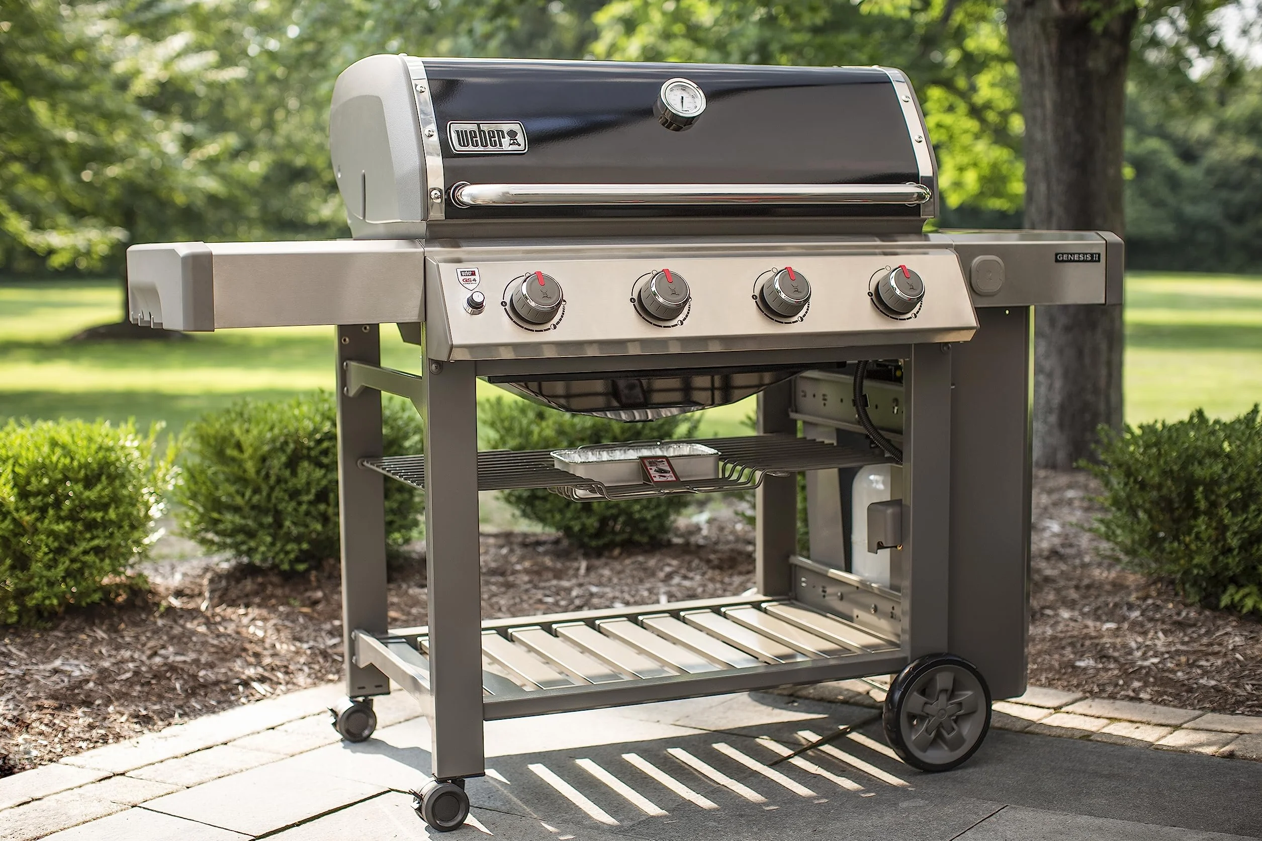 Weber Tacki ociekowe z Aluminium, 6 Szt., Idealnie Pasujące do Grilli Weber Smokefire / Summit & Serii Genesis 400, Pojemniki na Tłuszcz, Można je również Używać do Grillowania - Srebrny (6498)