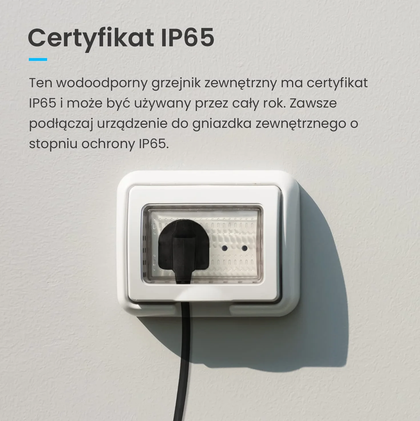ProBreeze Grzejnik na Podczerwień Promiennik Ciepła, Pionowy z Pilotem Zdalnego Sterowania, Elektryczny na Taras Balkon Kemping, Naścienny Kolumnowy, Wodoodporny, 1000W 2000W