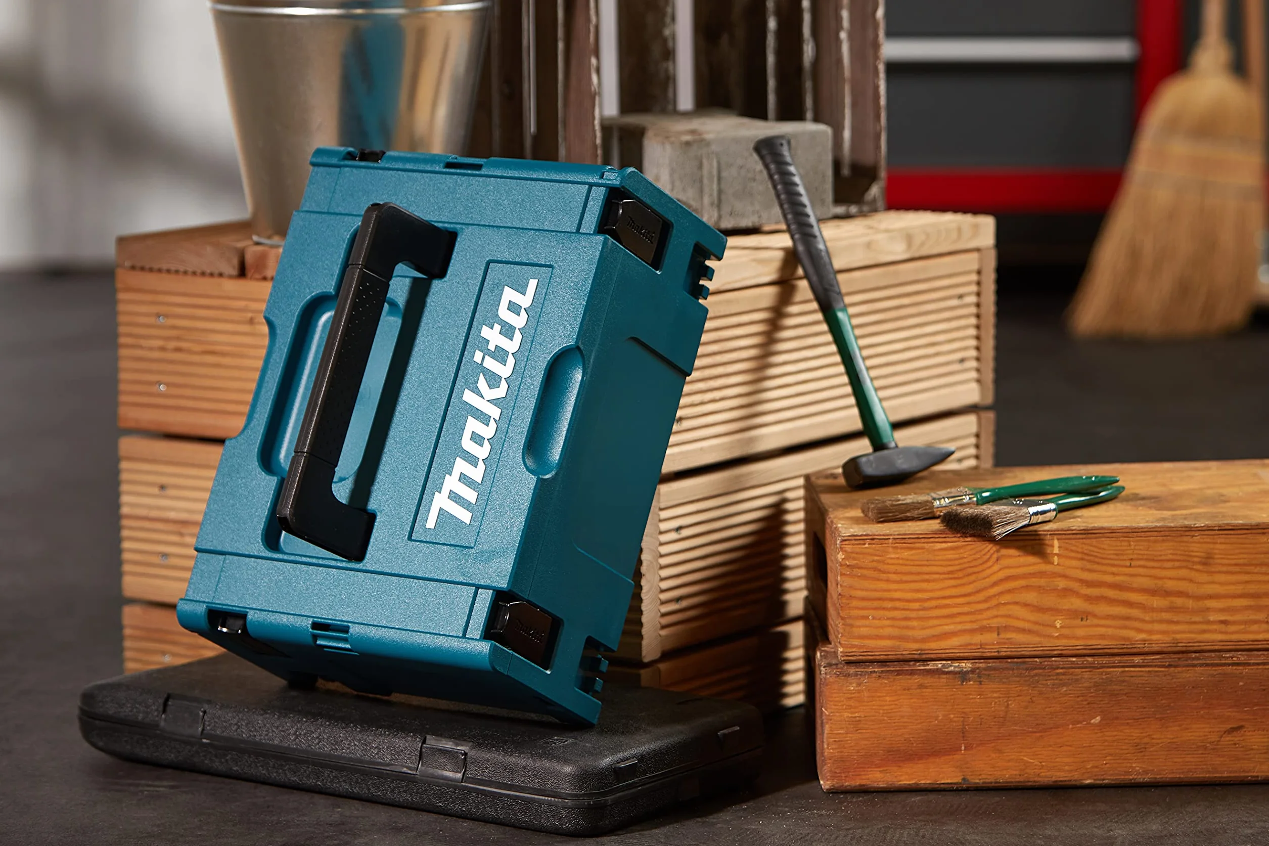 Makita Makpac Typ 2 Walizka Systemowa, Czarny/Zielony, 157 mm