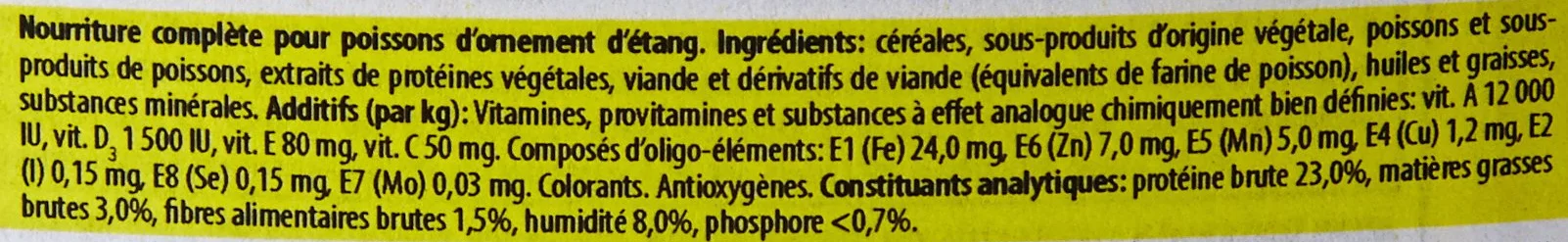 Tropical Wieloskładnikowy pokarm w formie pływających pałeczek POND STICKS MIXED 11L / 900g