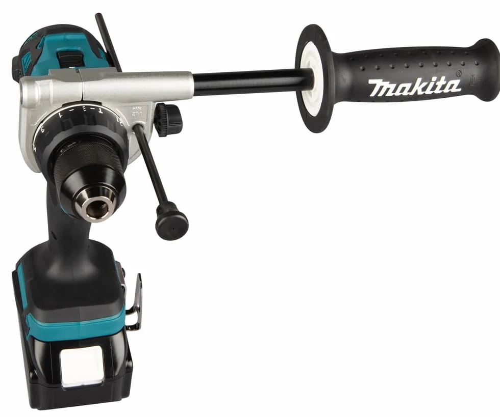 Makita DHP492Z 18V Li-ion LXT bezszczotkowa wiertarka kombi, baterie i ładowarka nie są dołączone, niebieski/czarny