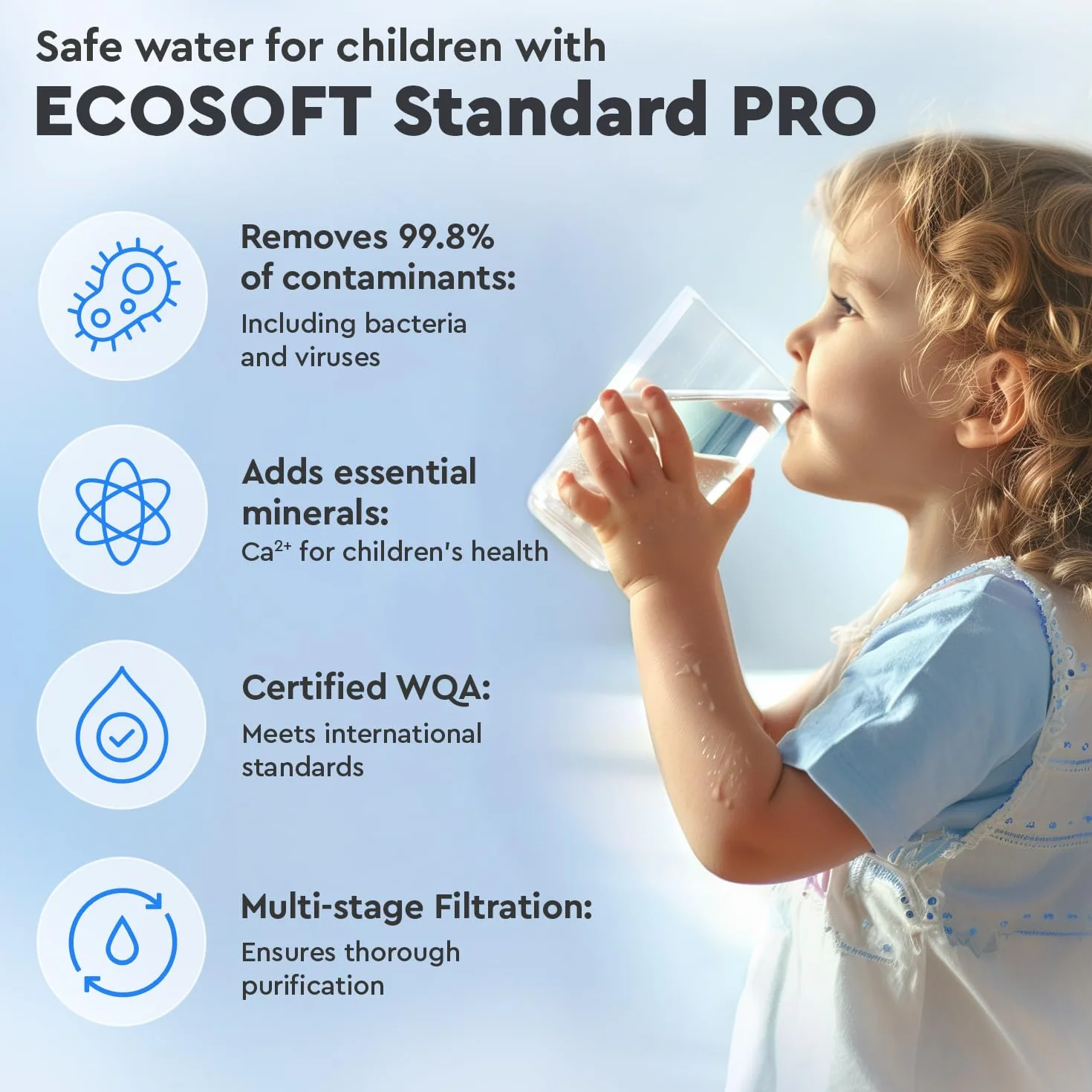 Ecosoft Standard PRO Filtr odwróconej osmozy, kompaktowy, bez pompy